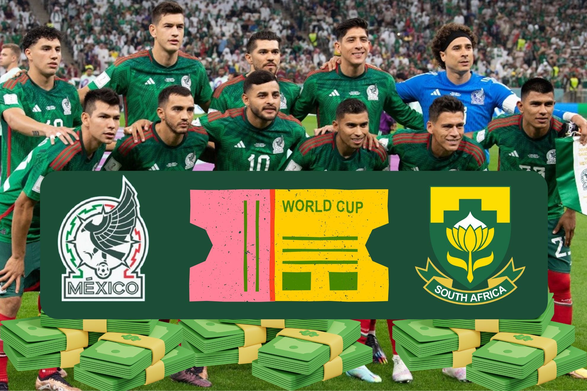 M�xico vs Sud�frica: precios, fechas tentativas