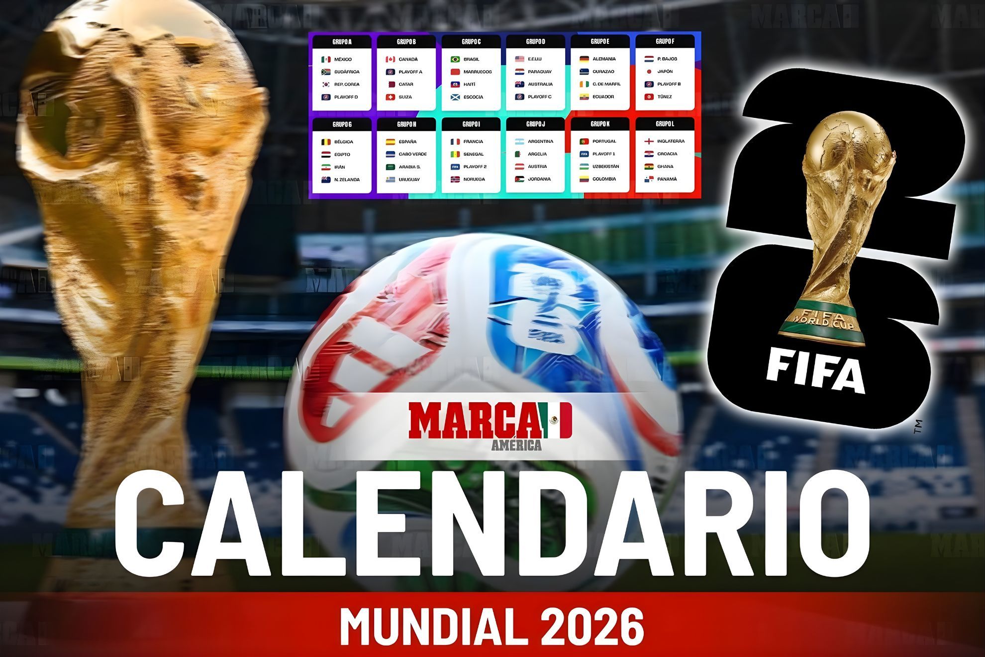 Mundial 2026: Sedes, fechas y horarios. As� quedan los 74 partidos de la Fase Regular