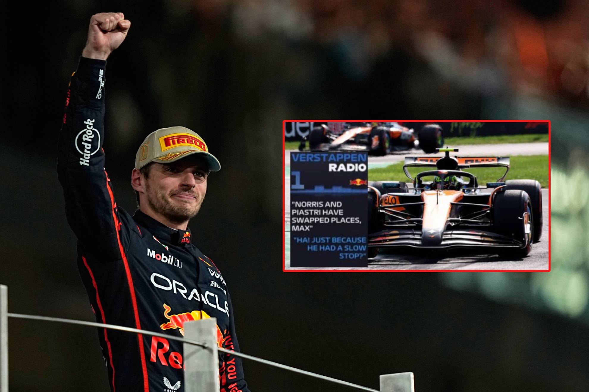 Max Verstappen F1 Red Bull Racing McLaren F1