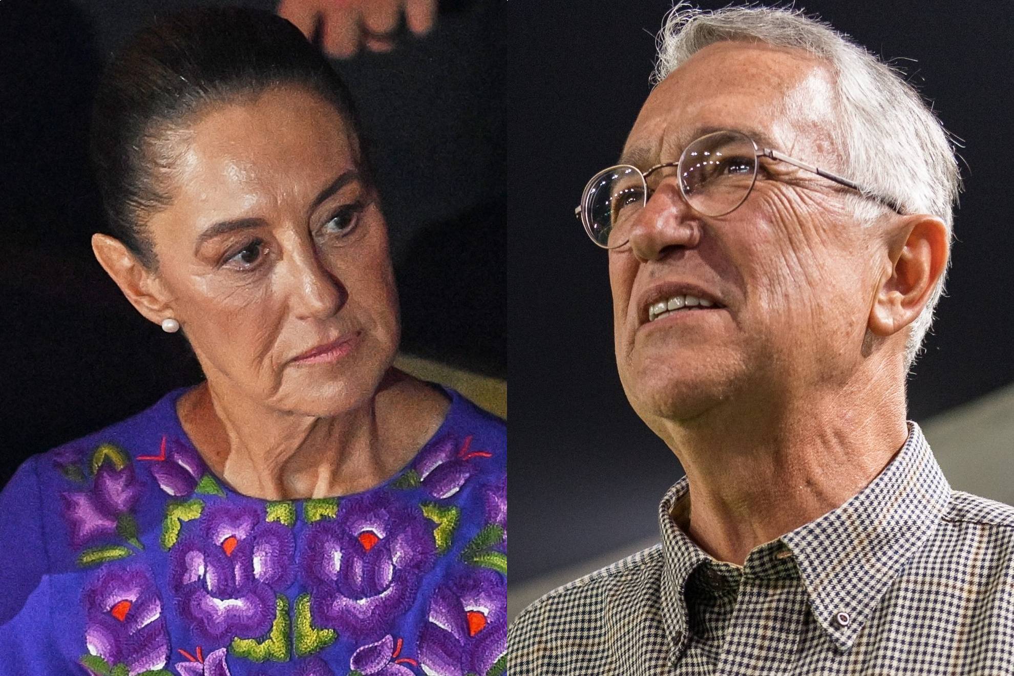 Claudia Sheinbaum Pardo y Ricardo Salinas Pliego.