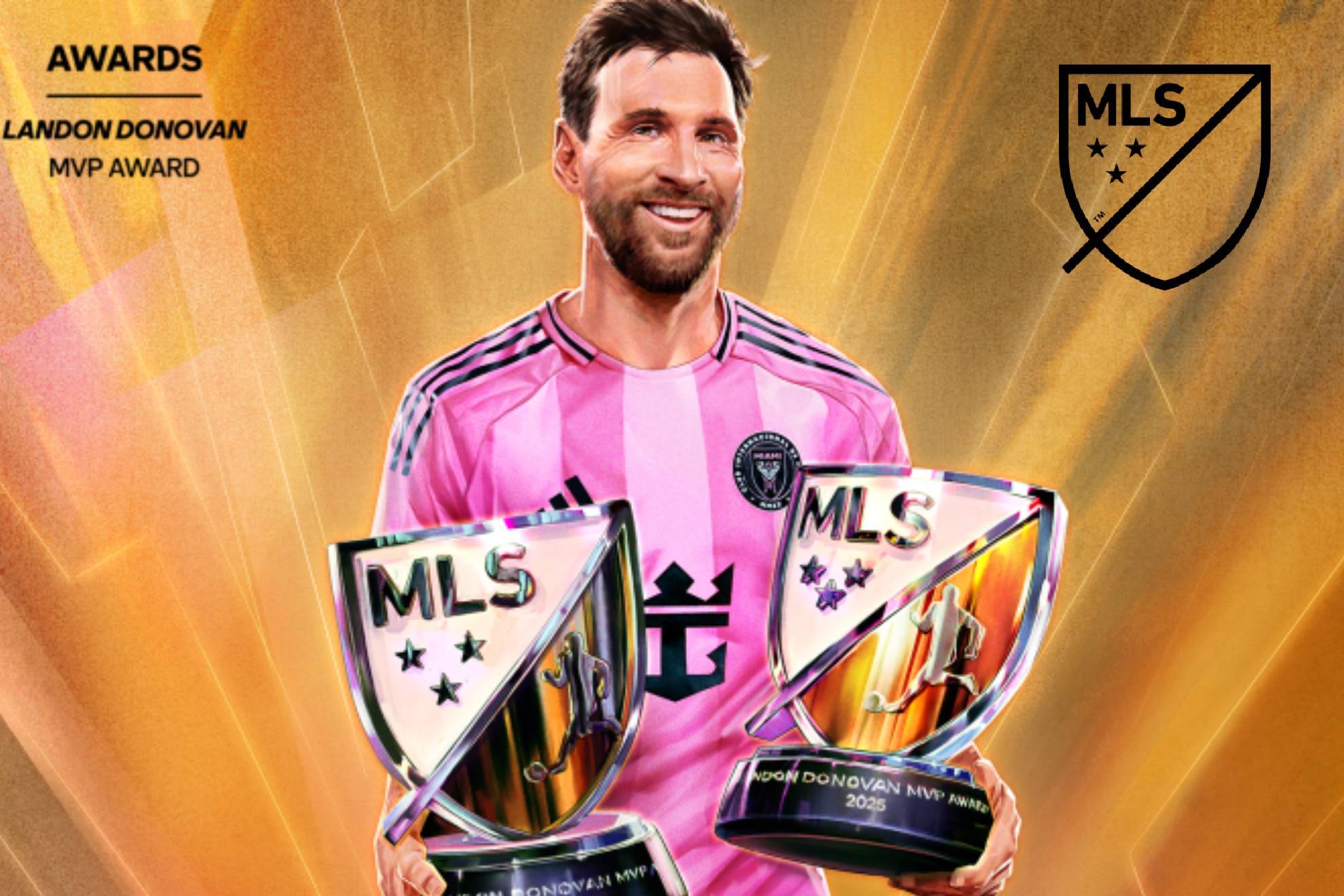 Lionel Messi celebra su hist�rico MVP y t�tulo de la MLS con Inter Miami.