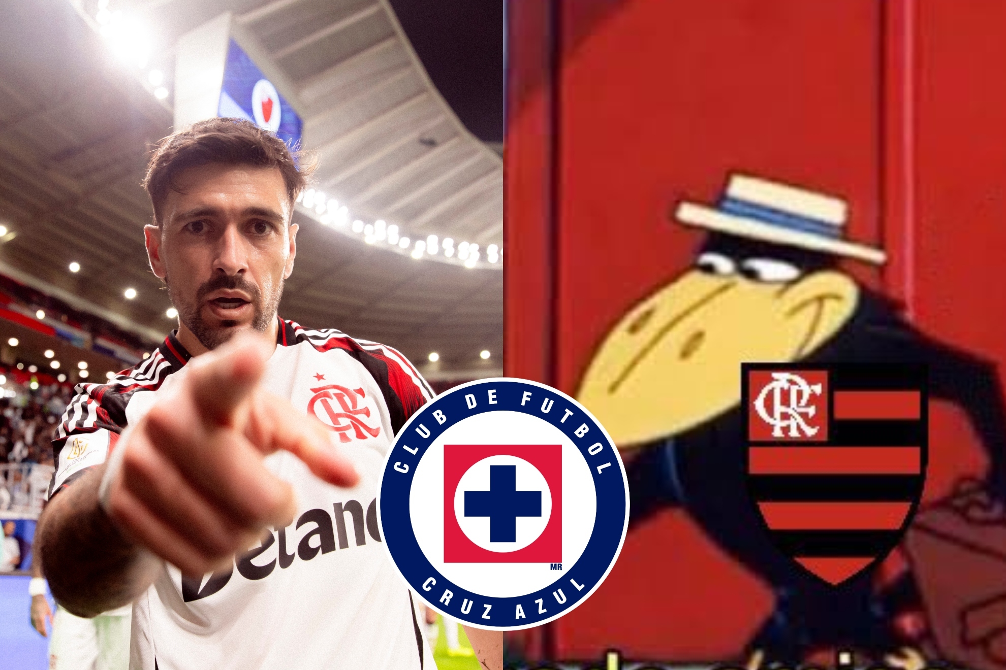 Flamengo se burla de Cruz Azul, aunque despu�s recula: Obrigado amigo