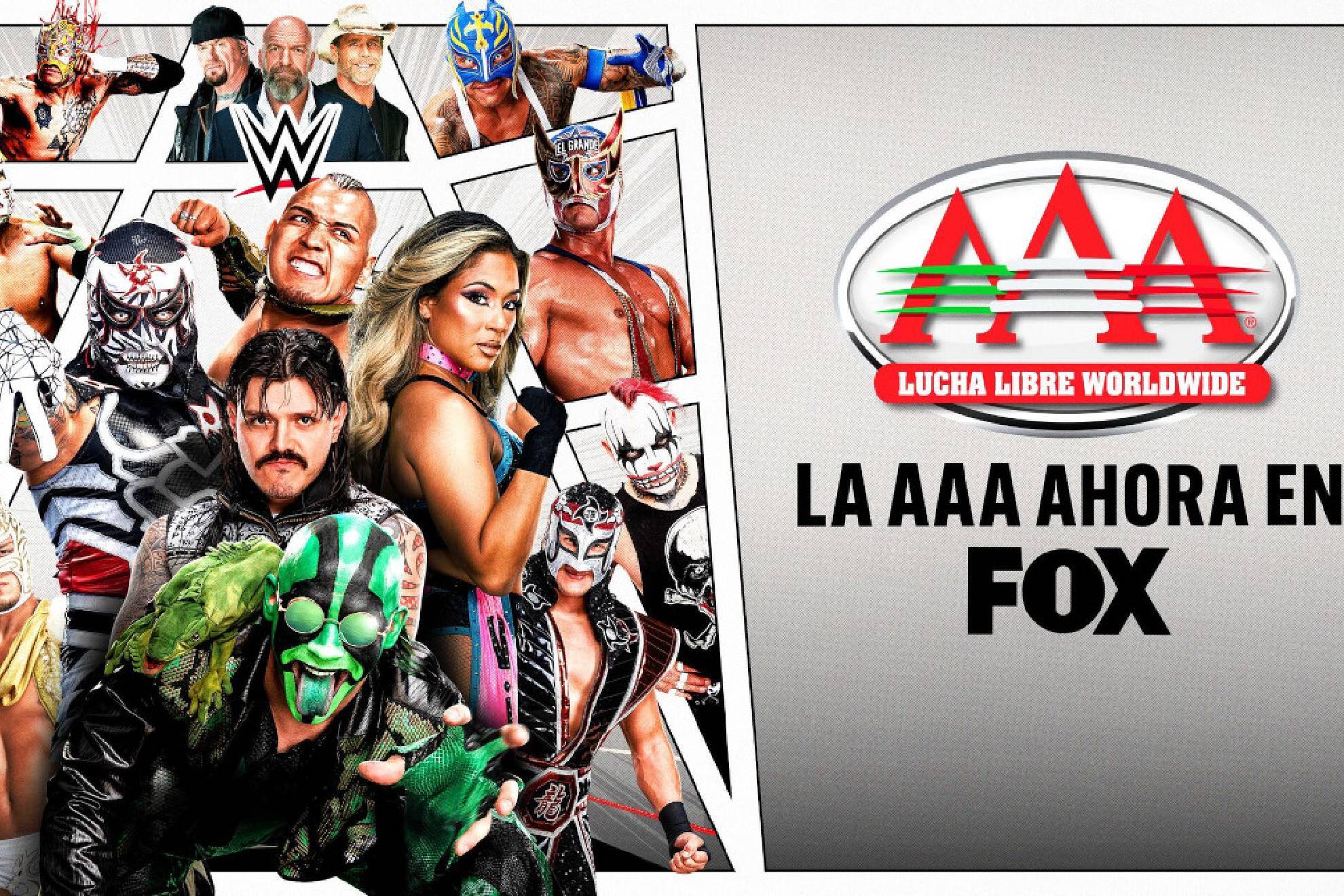 AAA llega a Fox con WWE para el 2026.