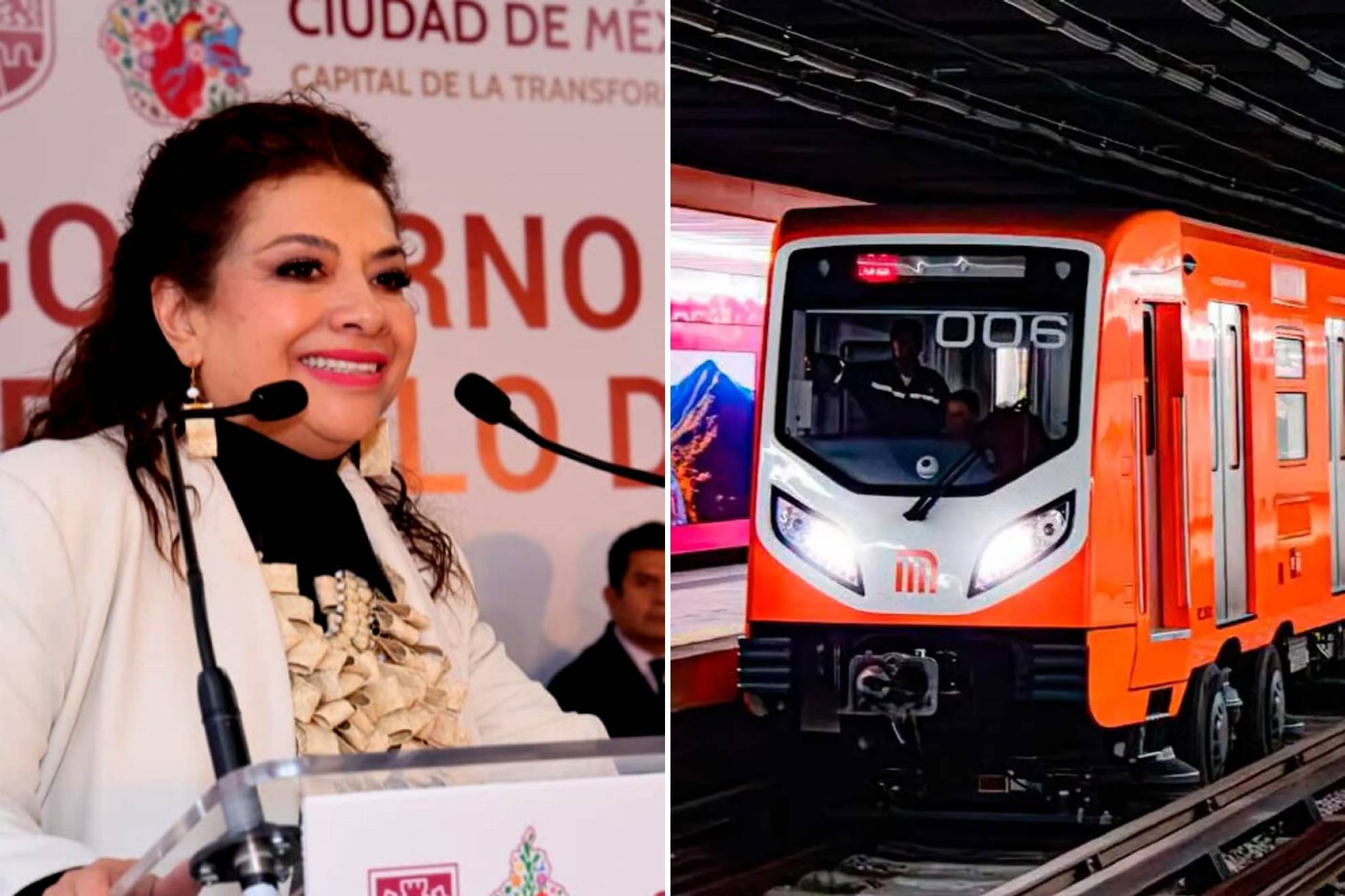 Clara Brugada / Metro CDMX |