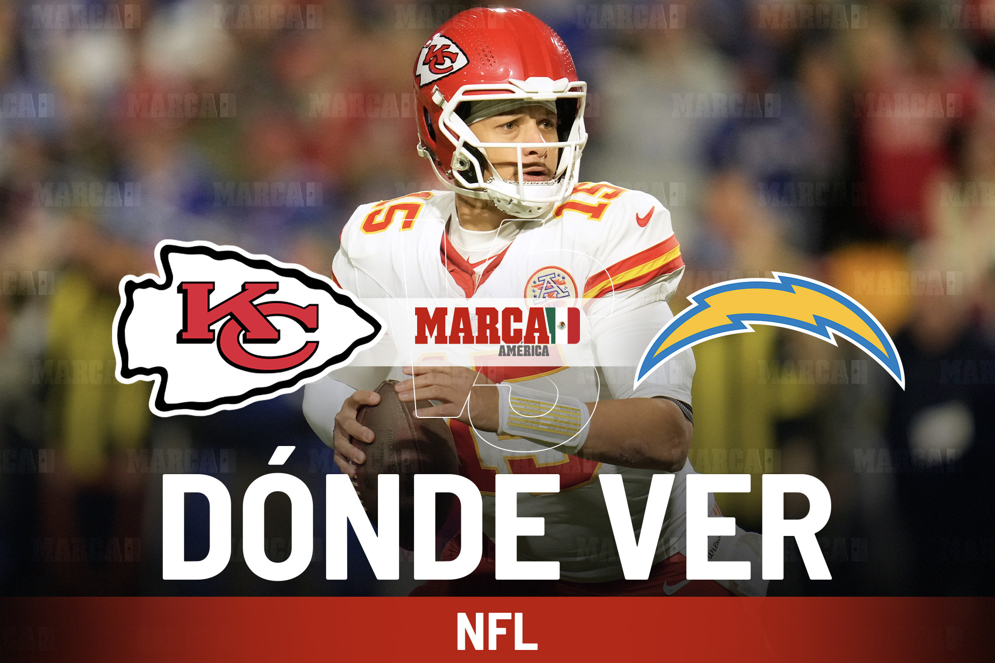 Chiefs vs Chargers: D�nde ver el partido de Kansas City hoy y a qu� hora empieza la NFL