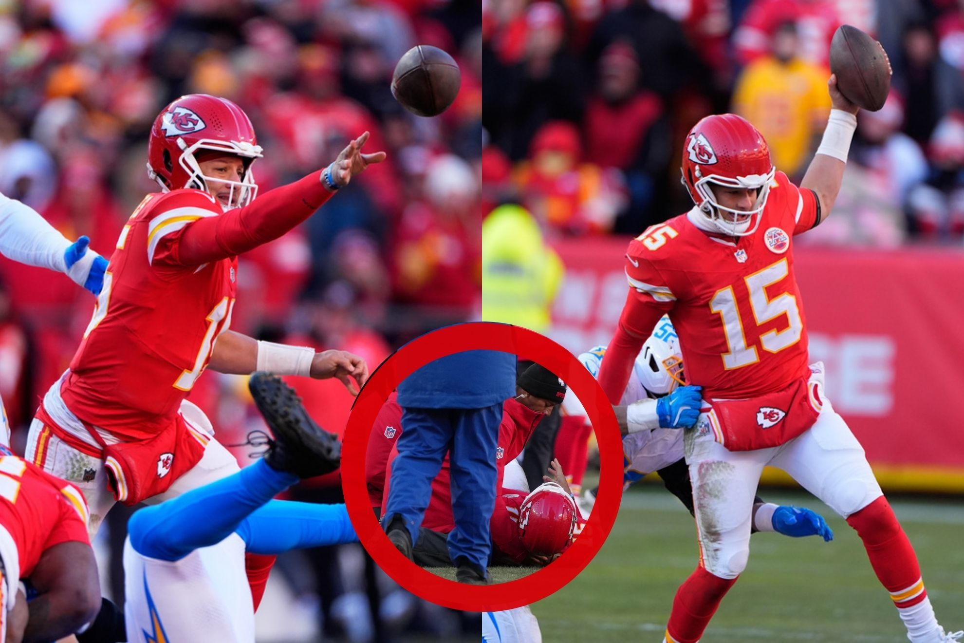Resumen Chiefs vs Chargers: Termina el legado de Patrick Mahomes con una lesi�n y Kansas City se queda sin Playoffs