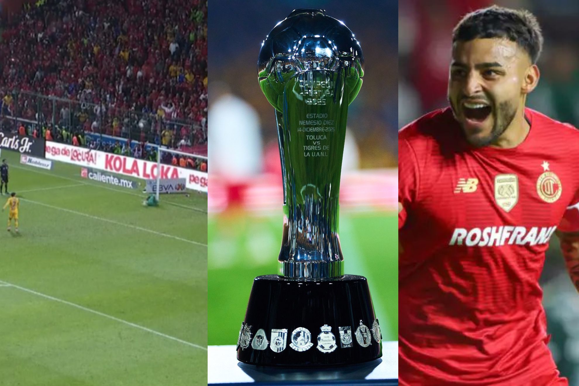 Luis Garc�a y Alexis Vega son los h�roes de Toluca Bicampe�n