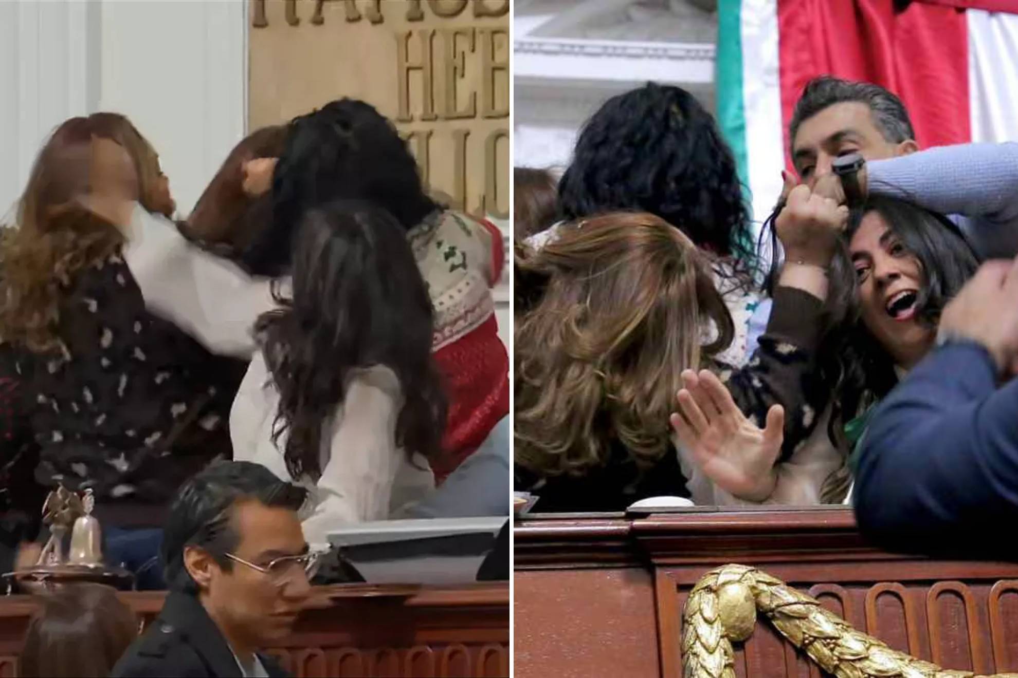 Pelea entre legisladoras de PAN y Morena |