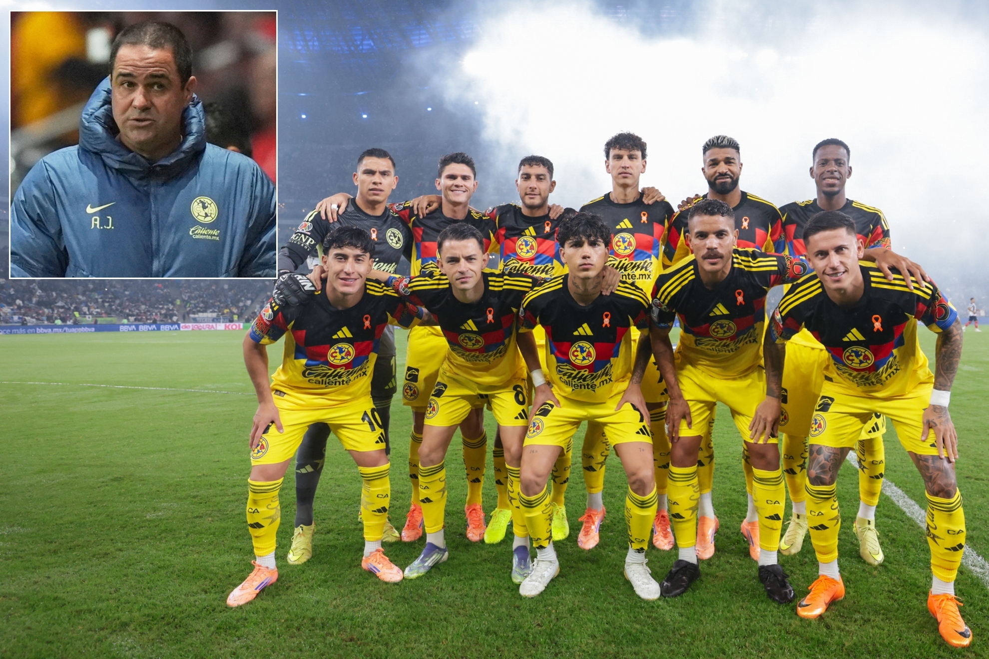 Andr� Jardine y once inicial de Am�rica en liguilla ante Rayados