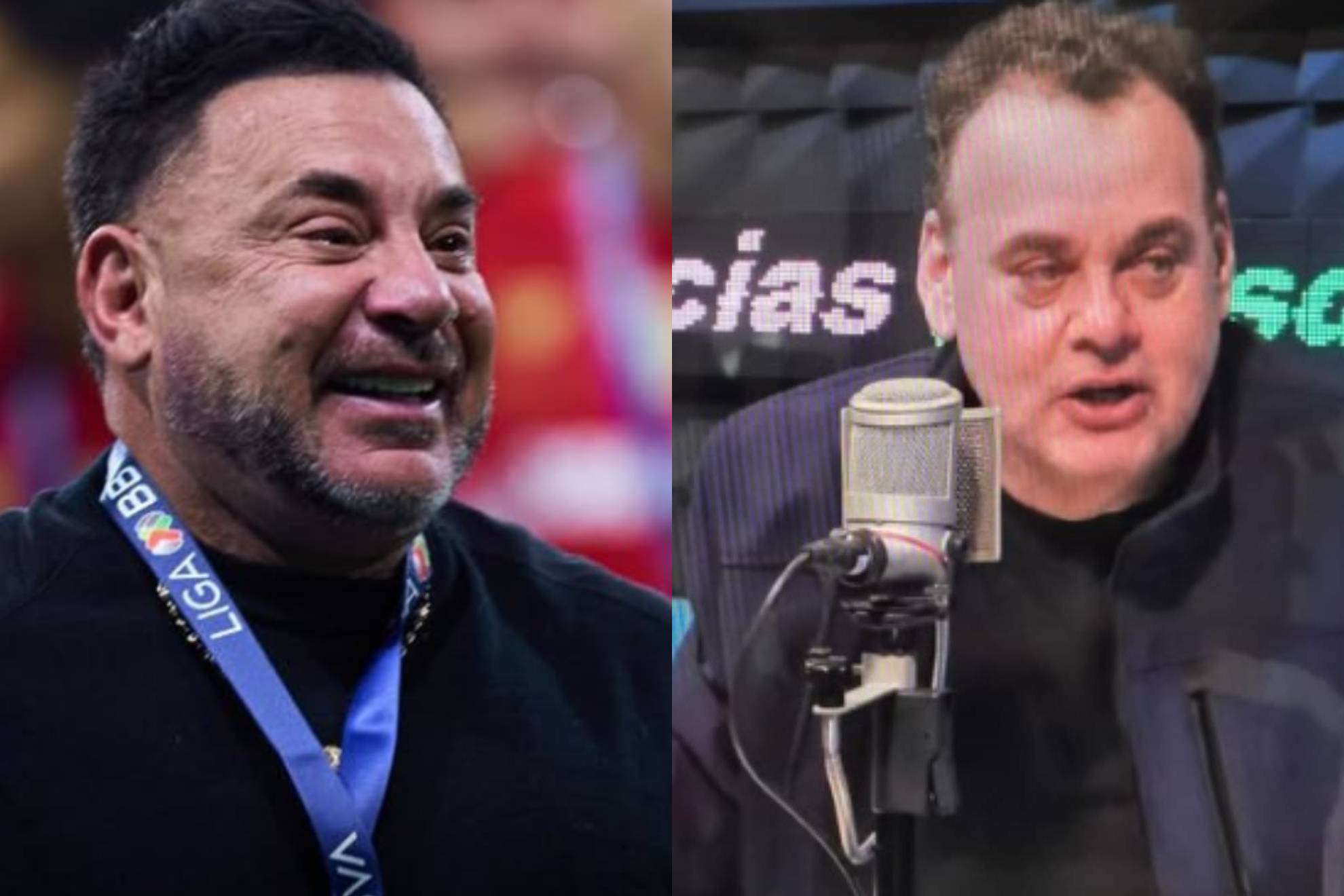 Antonio Mohamed y David Faitelson.