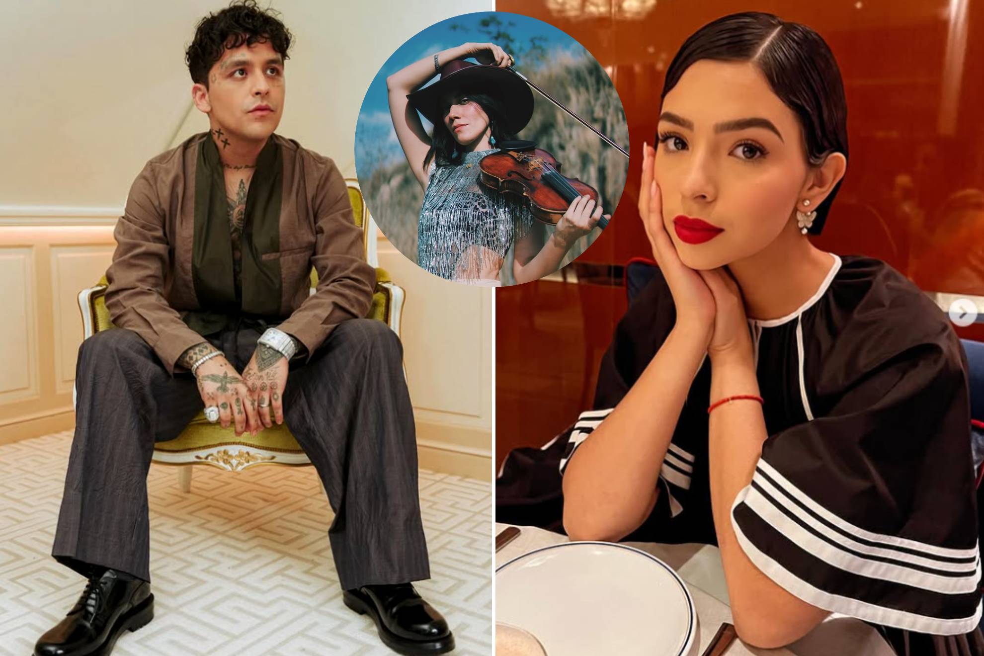 Christian Nodal / Esmeralda Canap� / Angela Aguilar