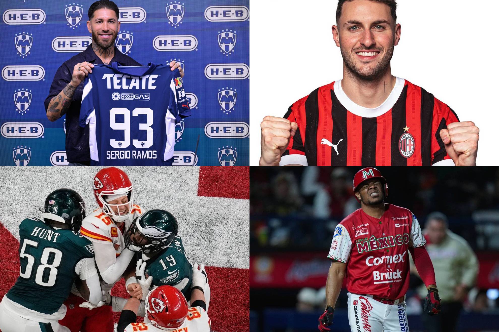 Sergio Ramos, Santiago Gim�nez, Super Bowl LIX y Serie del Caribe 2025.