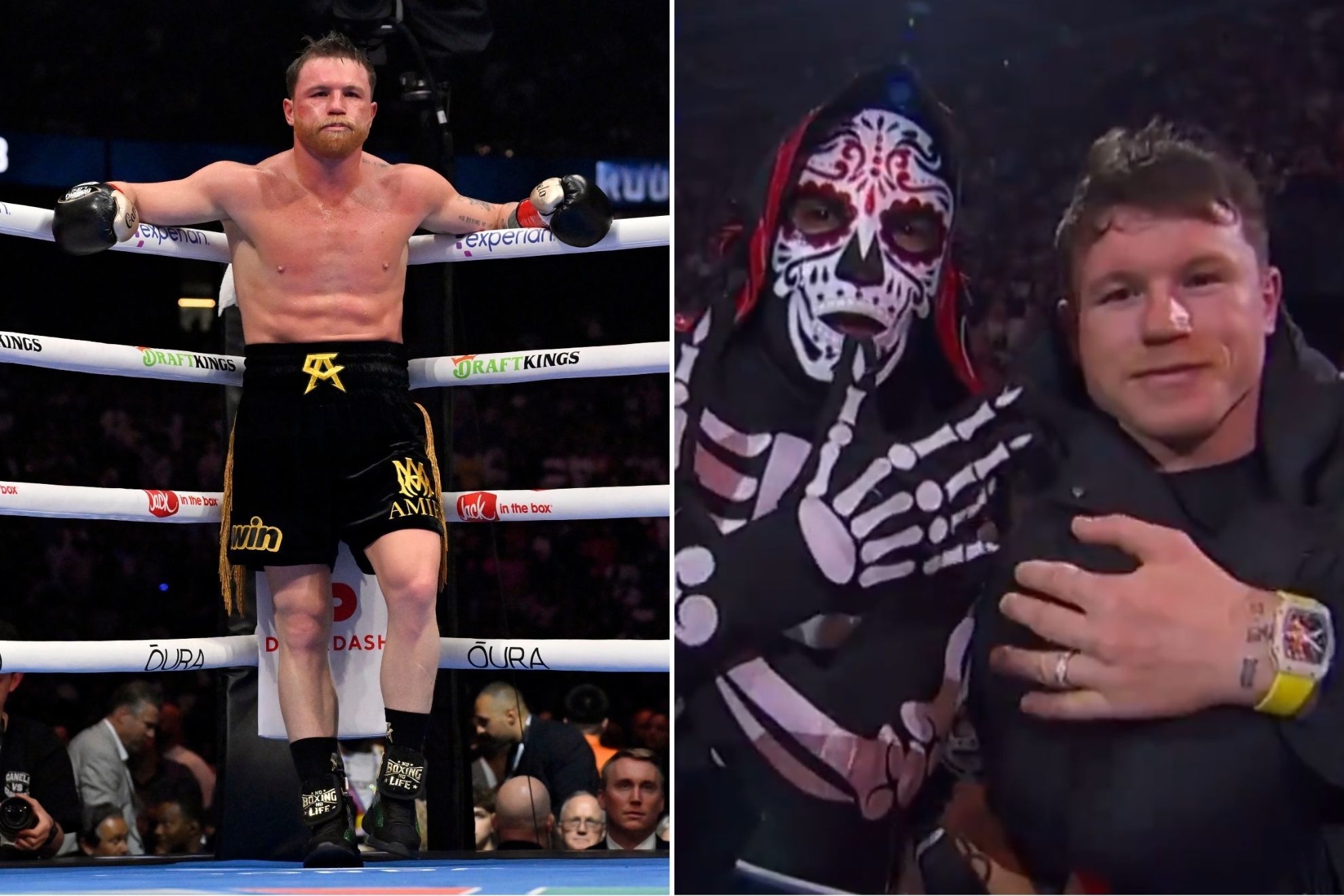 Canelo �lvarez sorprende en Guerra de Titanes de la AAA con La Parka