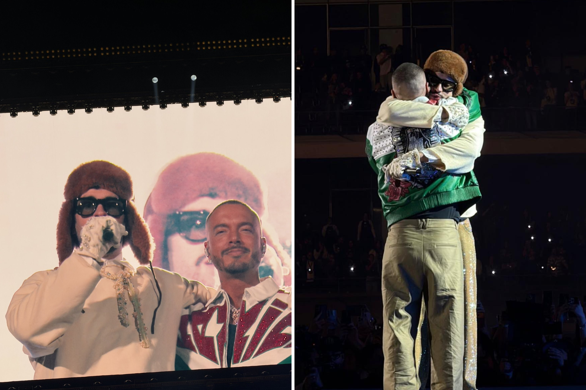 J Balvin hace llorar con emotivo mensaje a Bad Bunny tras reencuentro en M�xico