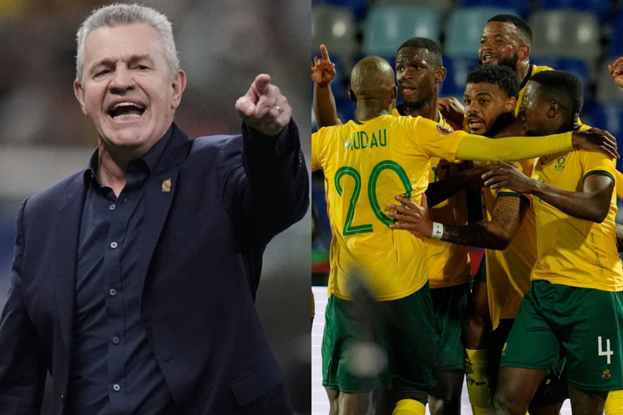 Javier Aguirre atento de Sud�frica.