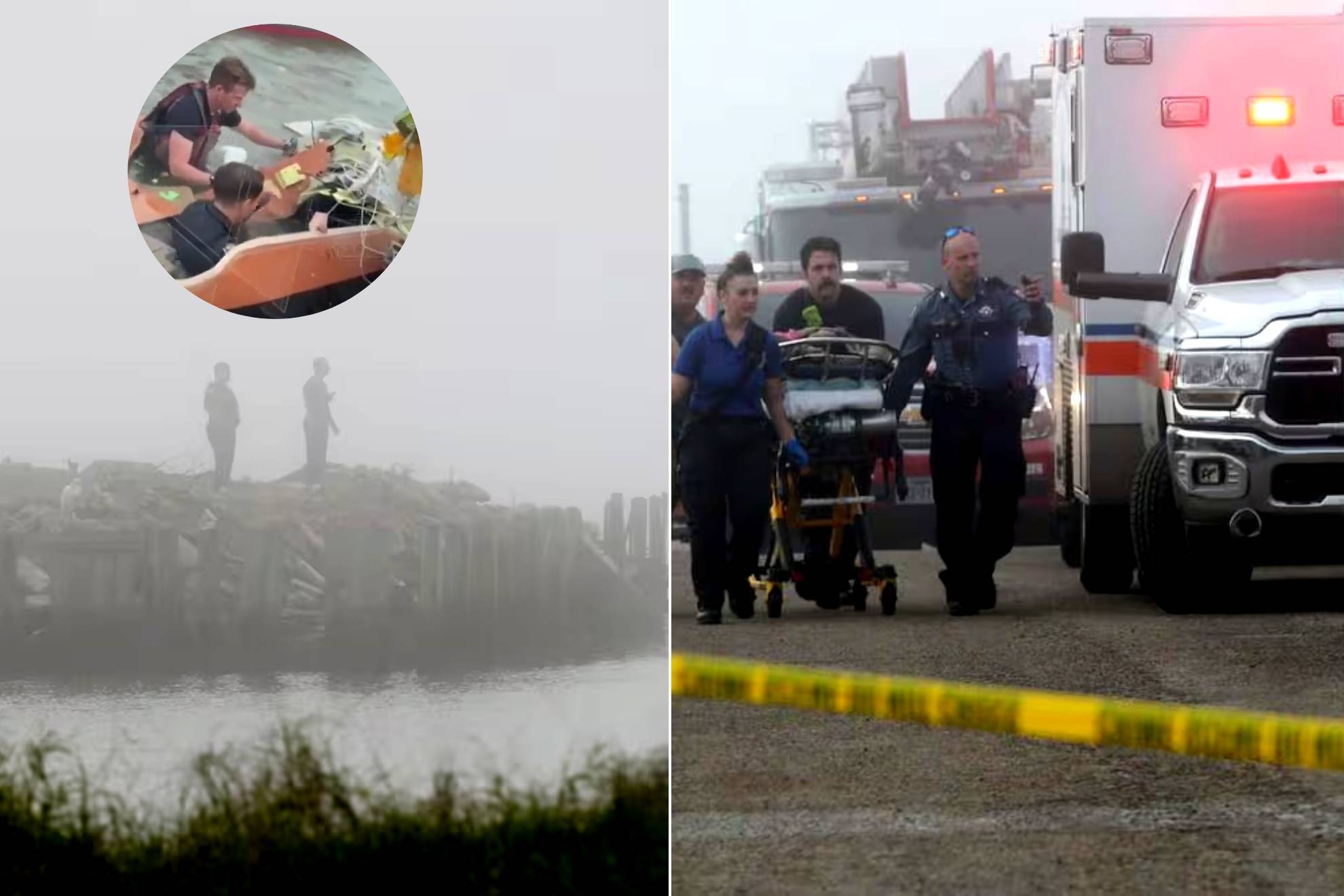 Accidente aéreo en Galvestone TX |