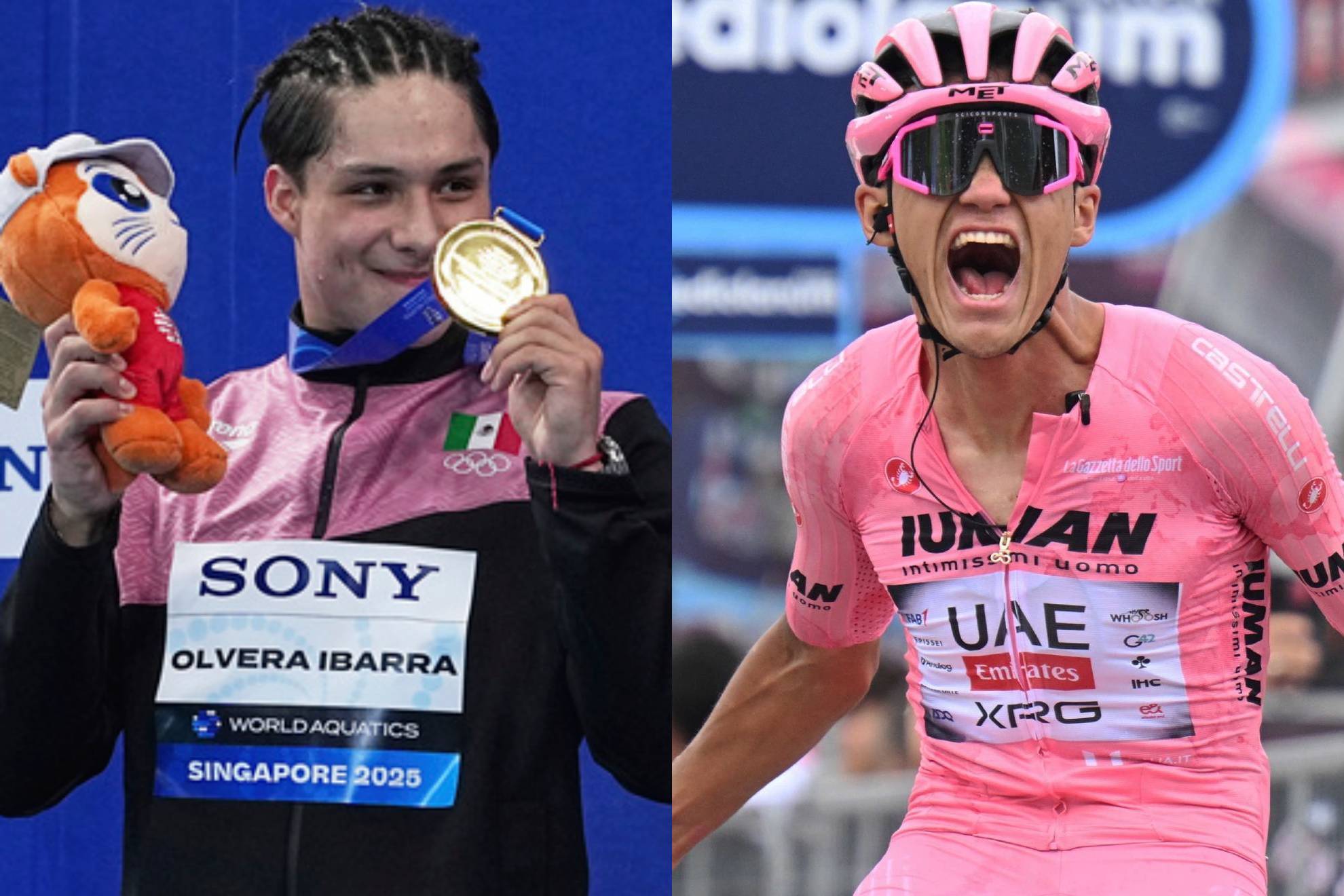 Osmar Olvera e Isaac del Toro.