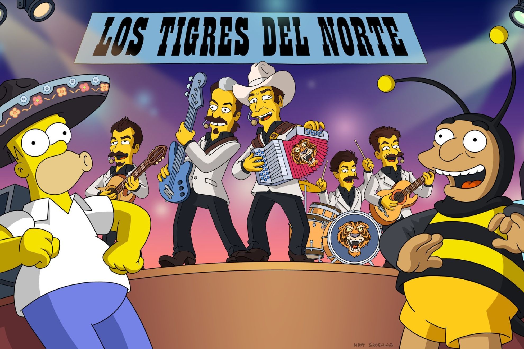 Una banda legendaria. Una canci�n original. Un toque muy Simpson.
