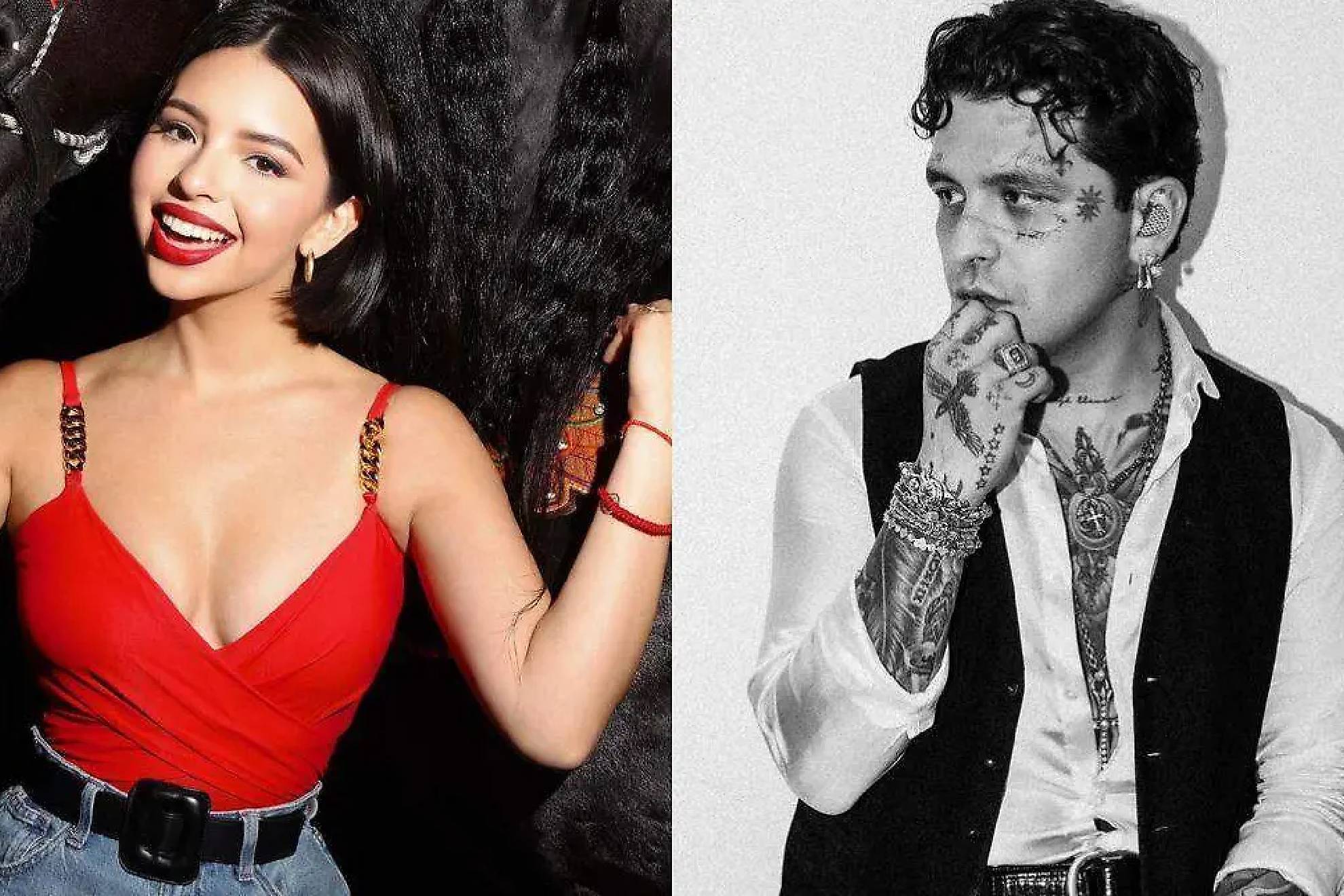�ngela Aguilar y Christian Nodal son criticados por aventar juguetes a ni�os como regalo de Navidad