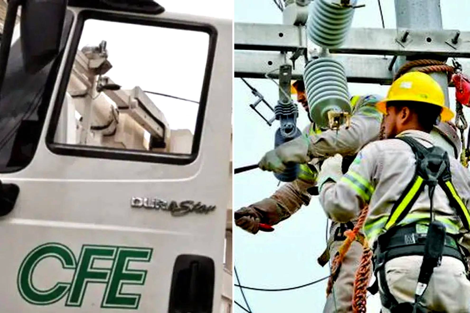 Corte de energ�a el�ctrica CFE |