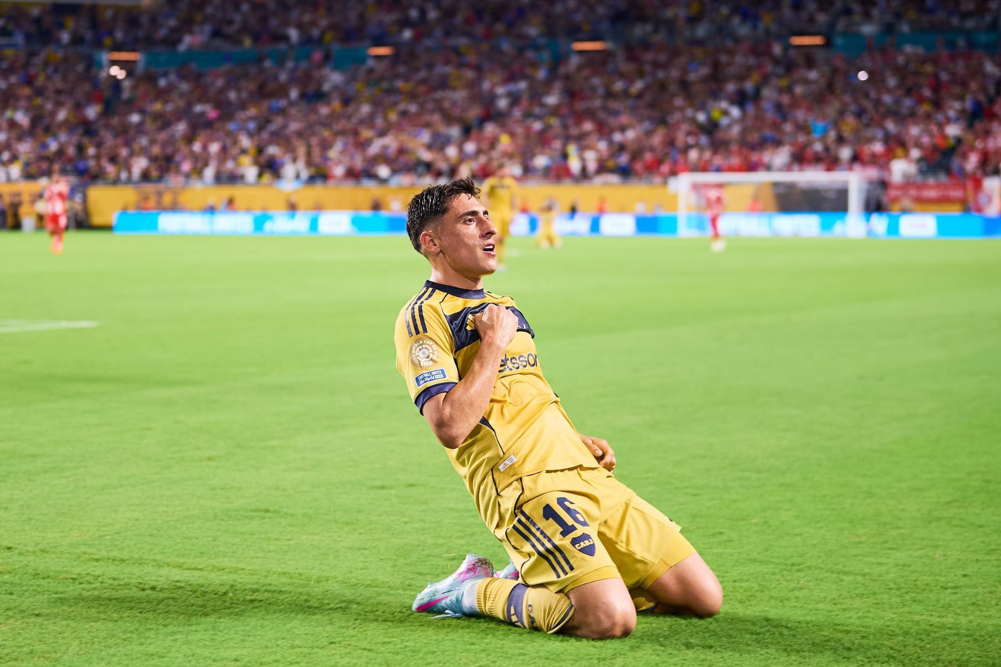 Miguel Merentiel, delantero de Boca