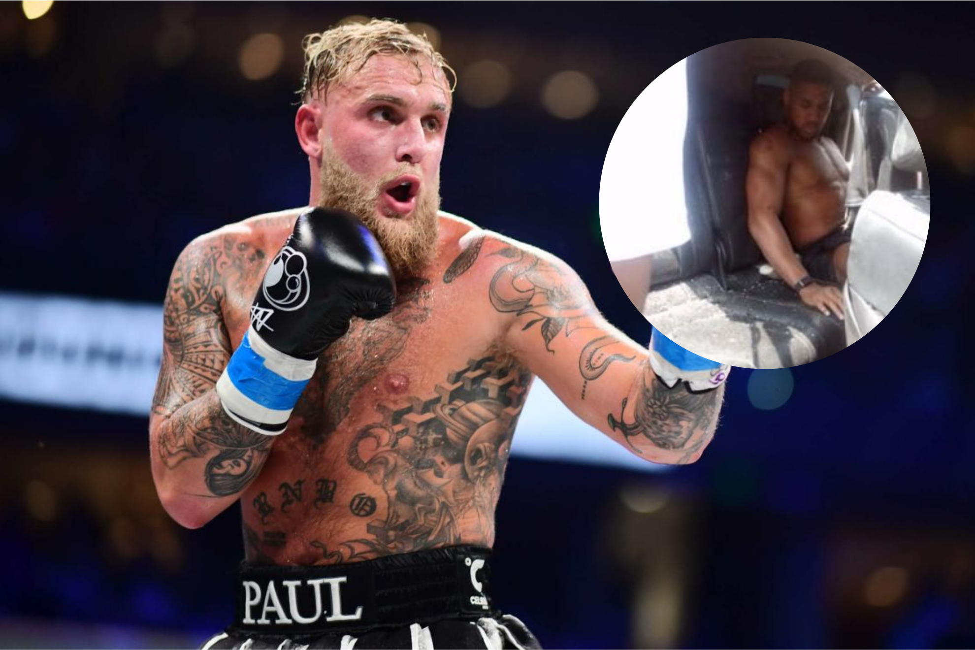 Jake Paul reacciona a terrible accidente de Anthony Joshua donde fallecen dos personas