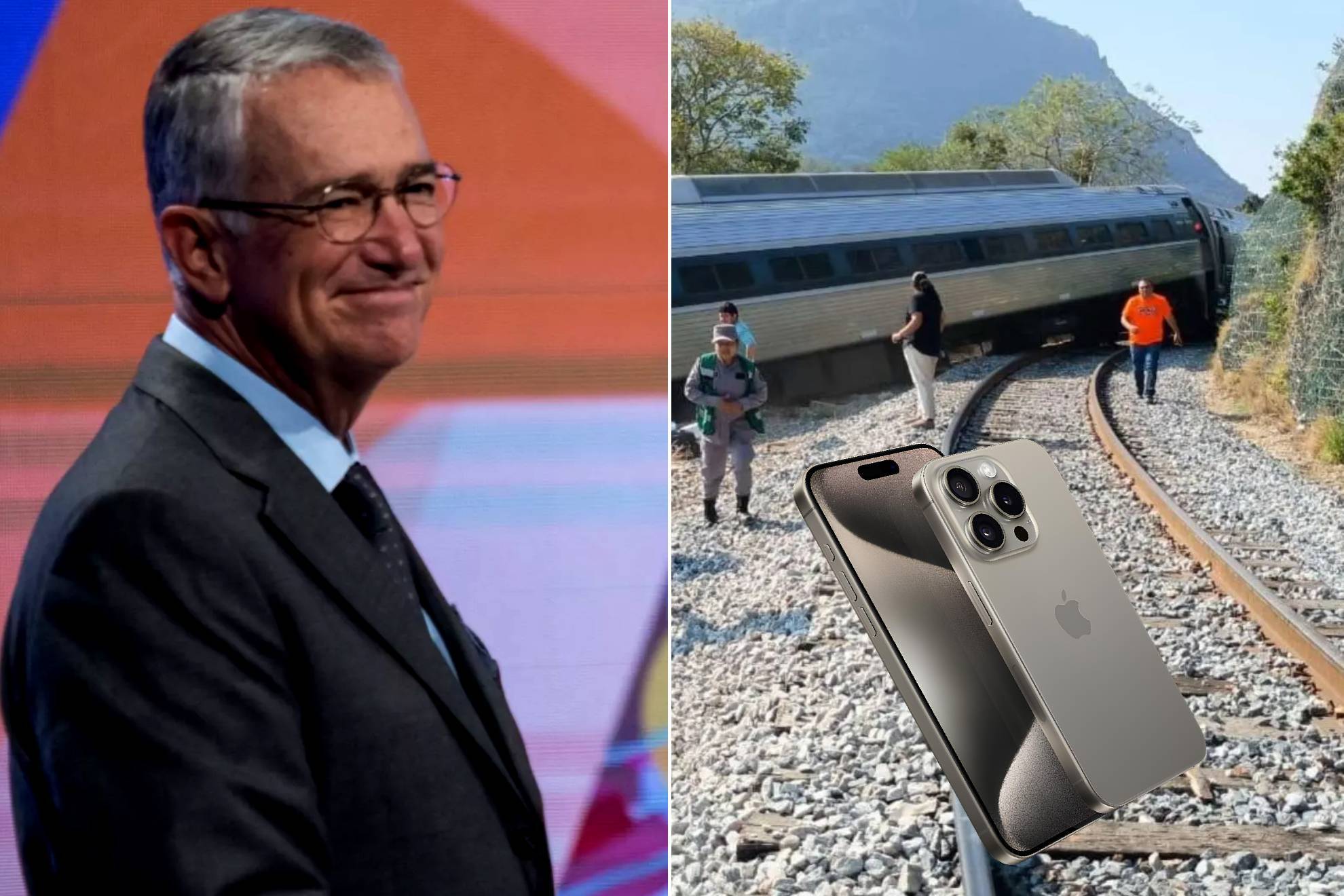 Ricardo Salinas Pliego / Accidente Tren Interoce�nico |