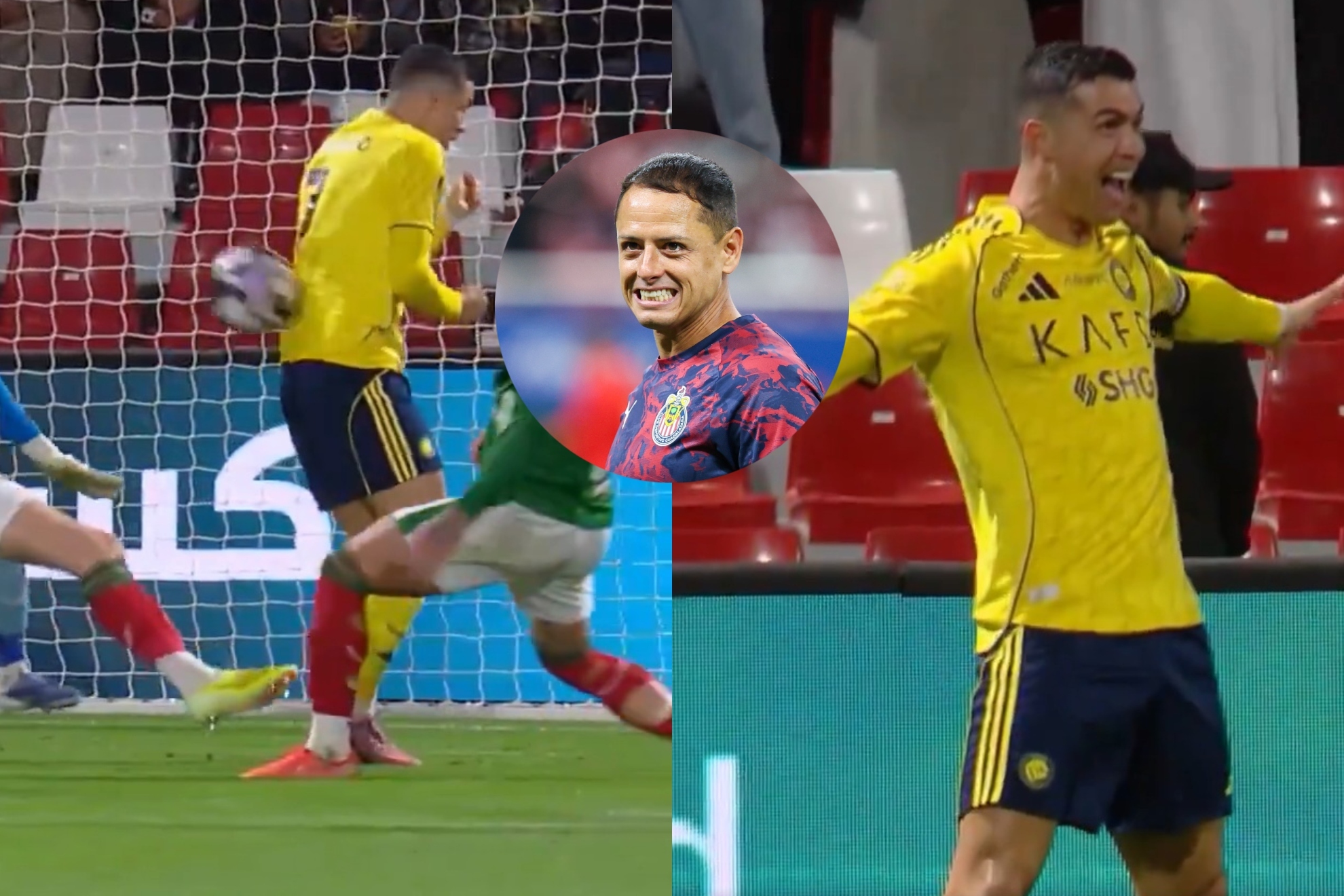 Con la espalda: Cristiano Ronaldo anota su gol 957 al estilo Chicharito Hern�ndez