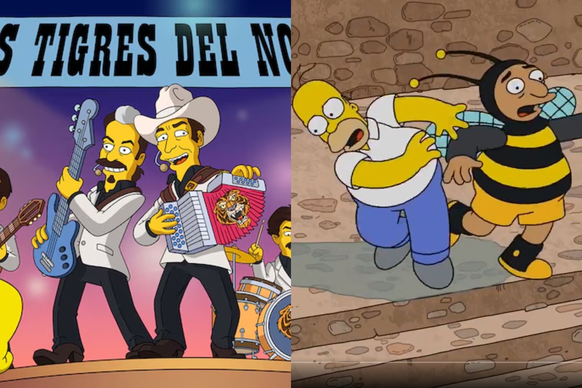 Los Tigres del Norte, Humberto V�lez y ahora INAH aparece en Los Simpsons