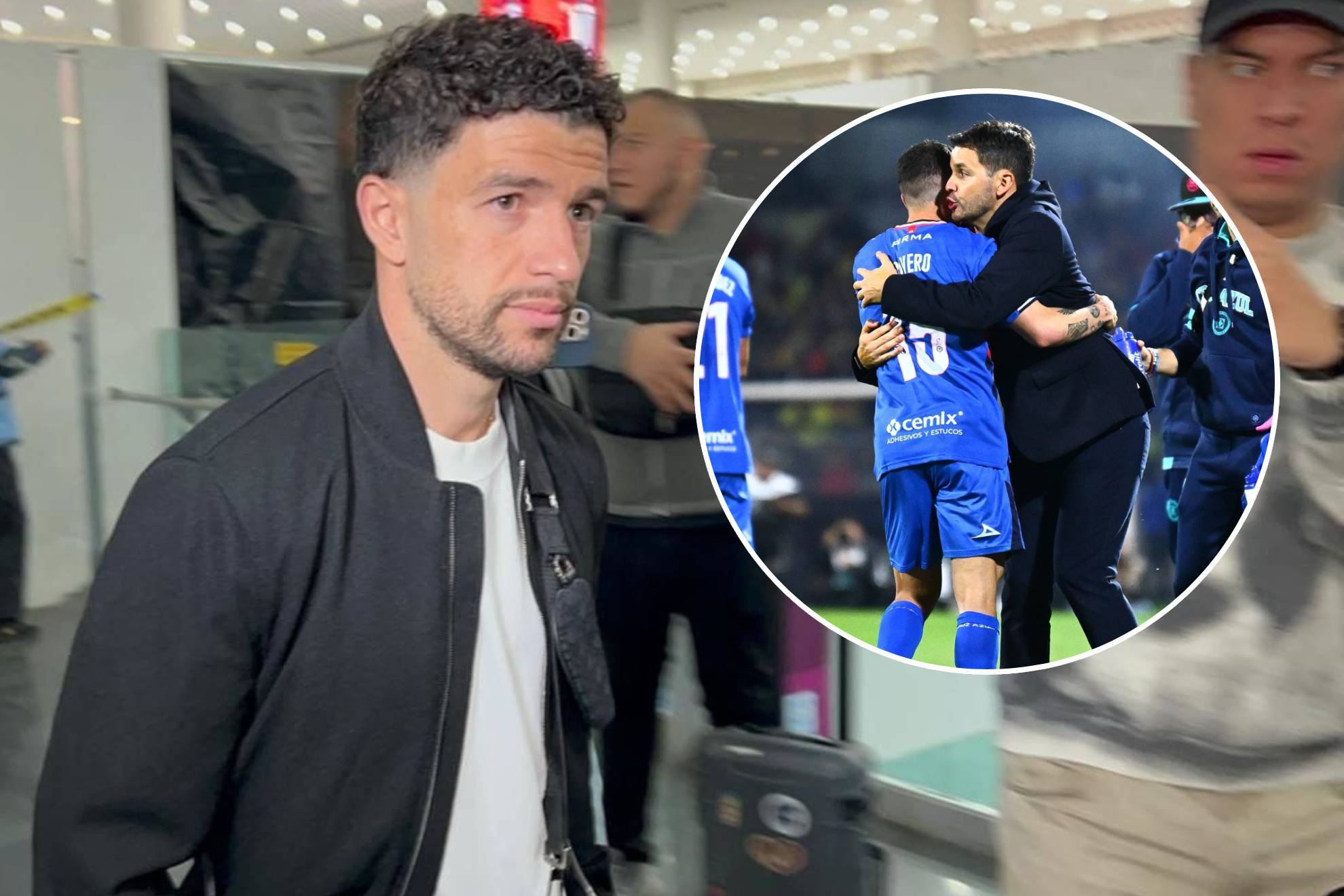 Nacho Rivero zanja pol�mica por mala relaci�n con Larcam�n en Cruz Azul