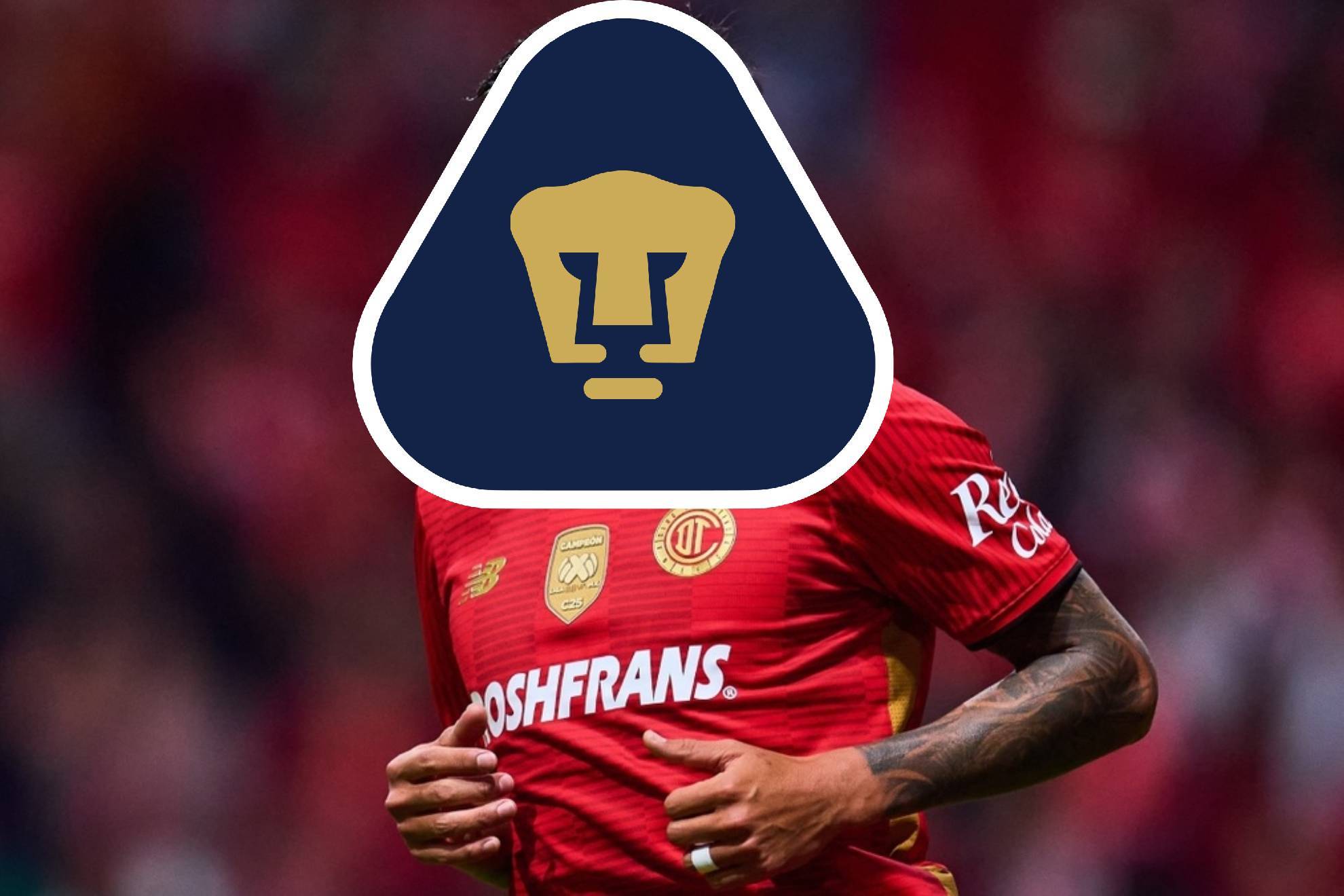 Pumas le roba jugador al Toluca bicampe�n para el Clausura 2026.