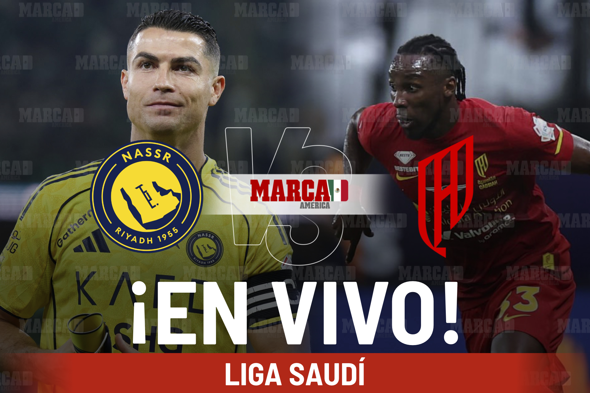 Al Nassr vs Al Qadisiya EN VIVO Hoy. Partido de la Liga Profesional Saud�
