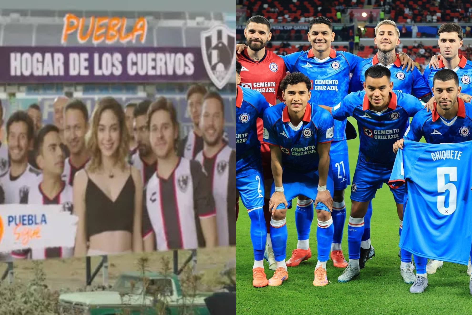 Cuervos Negros Salvajes de Nuevo Toledo en Puebla y Cruz Azul en Puebla.