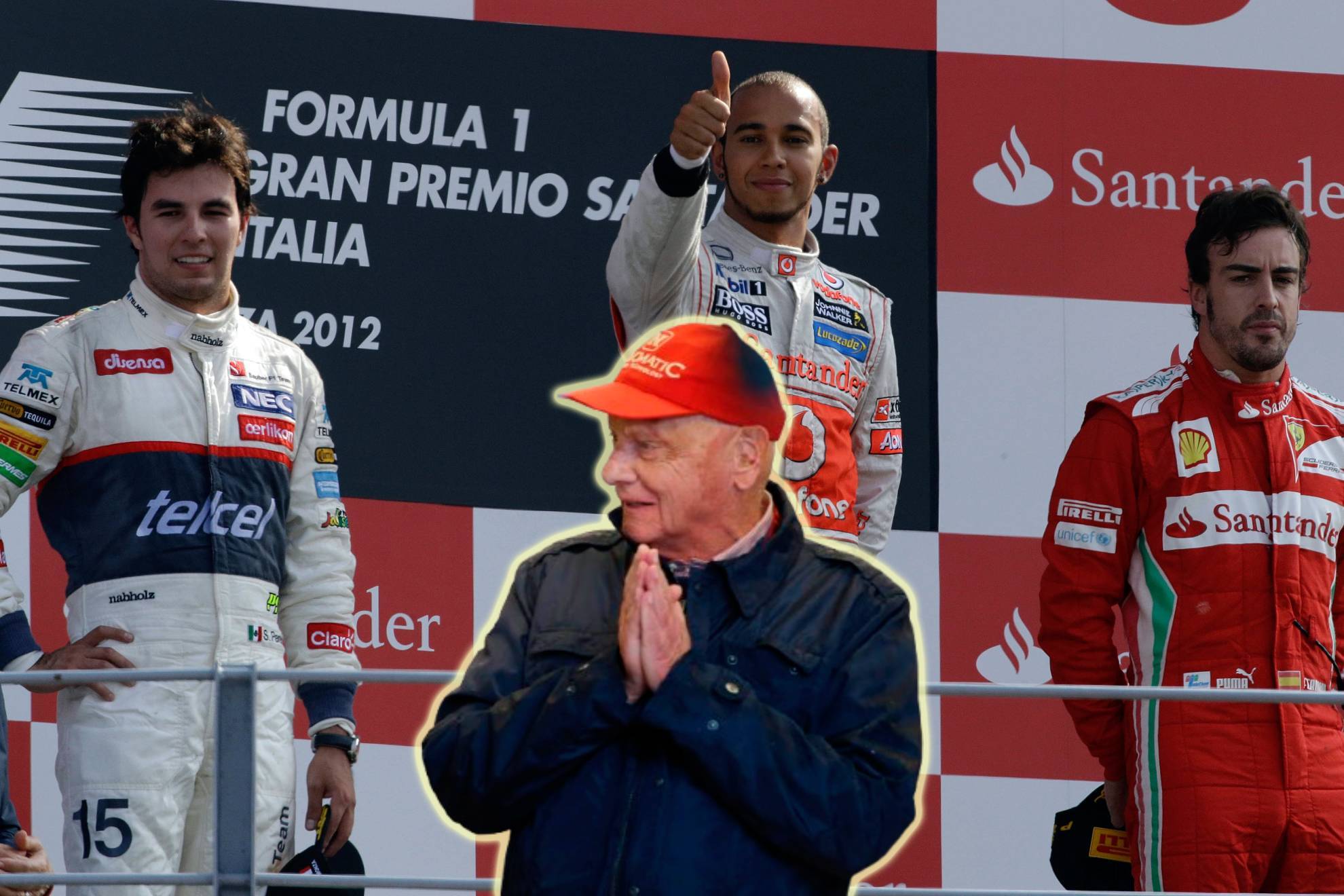 Sergio P�rez Niki Lauda F1