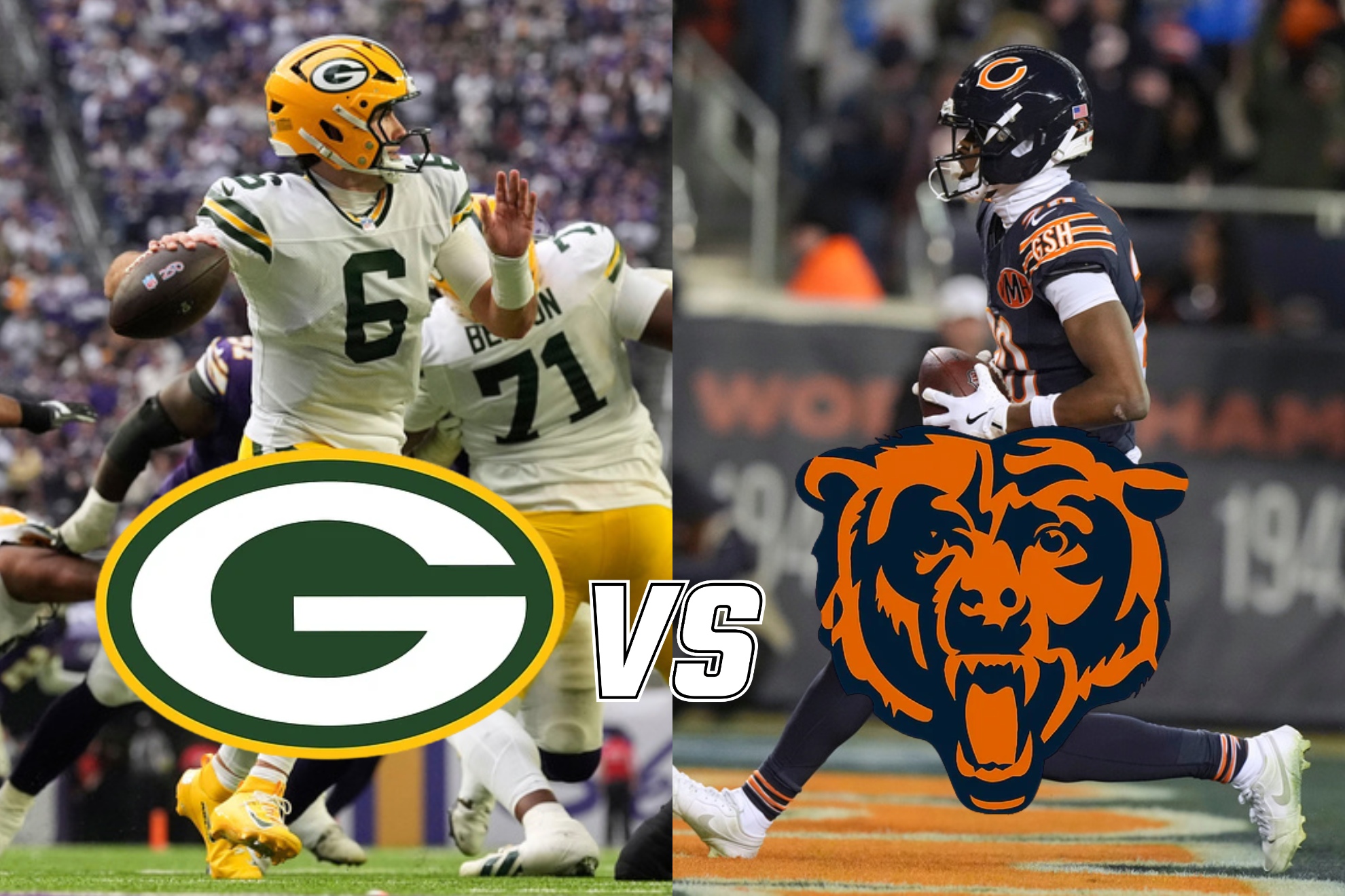 Packers vs Bears: D�nde ver el partido de la NFL hoy, horario y predicciones para la ronda de Comodines