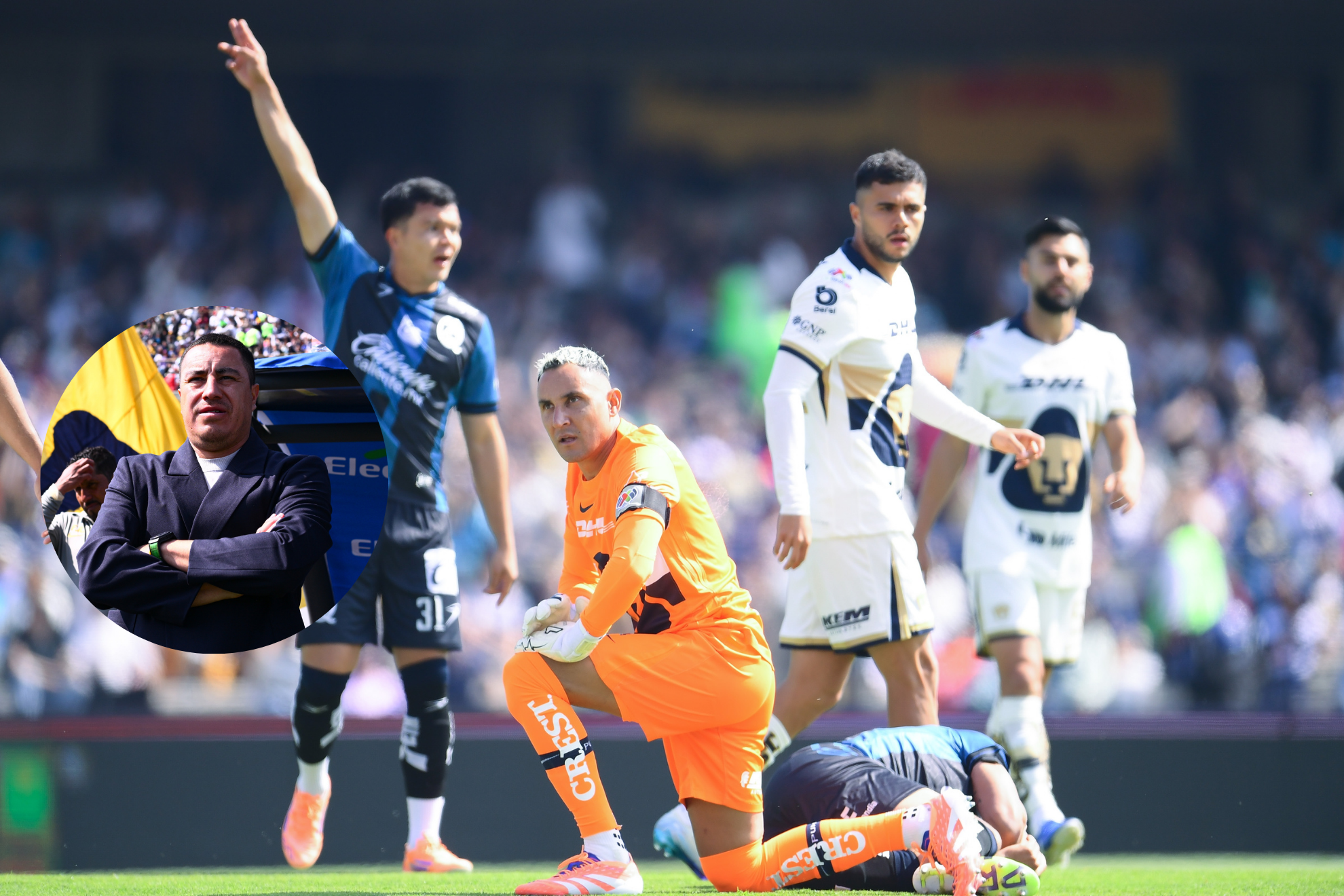 Resumen Pumas vs Quer�taro: Efra�n Ju�rez y Keylor Navas