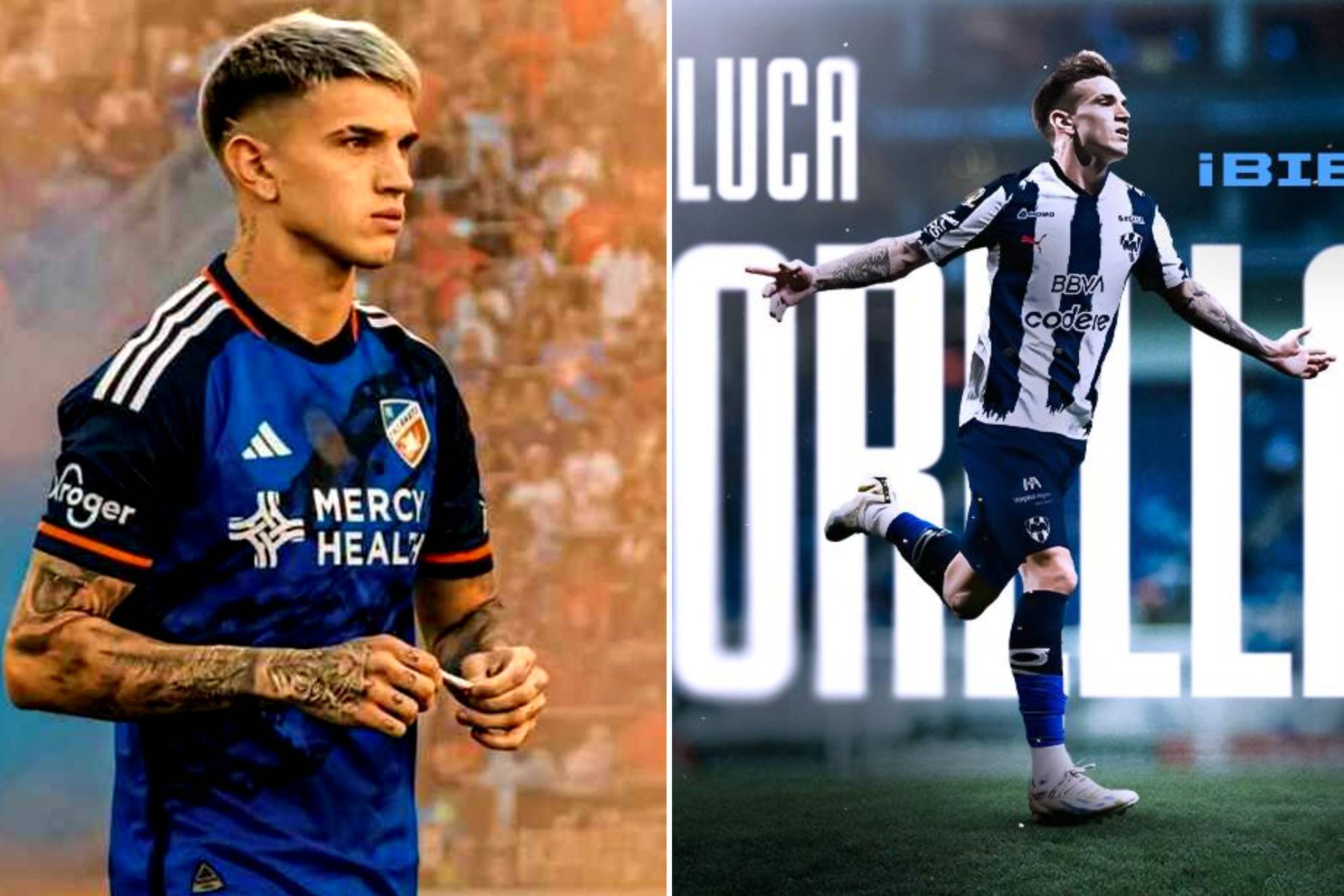 Luca Orellano de Cincinnati a Monterrey |