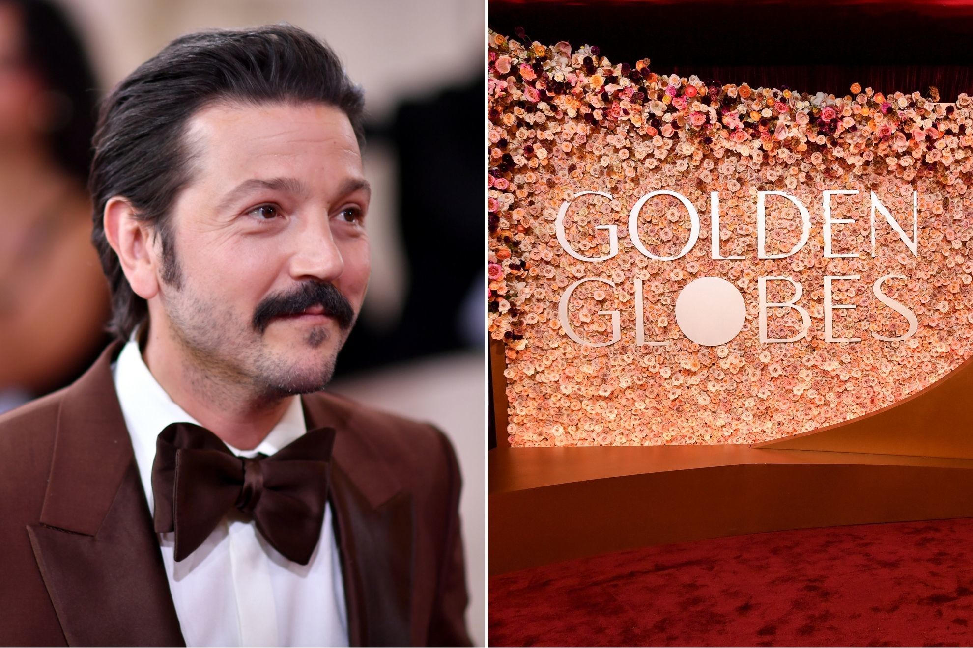 Diego Luna no gana, pero luce junto a Mariana de T�vira en Golden Globes 2026