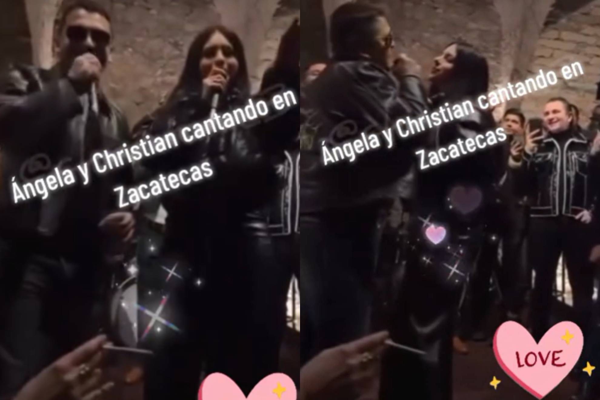Christian Nodal y �ngela Aguilar.