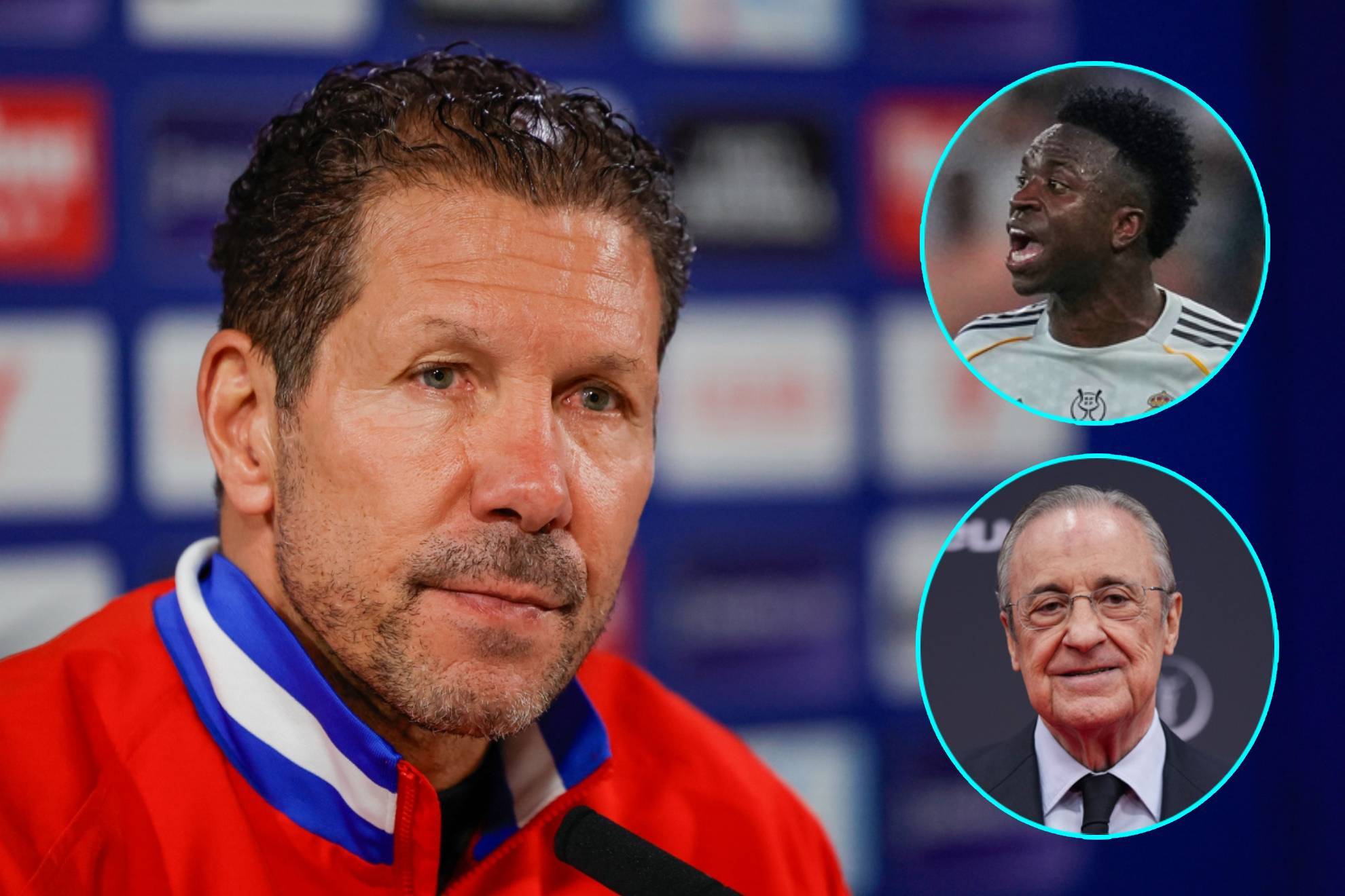 Simeone se disculpa con entidades de Real Madrid como Florentino y Vini