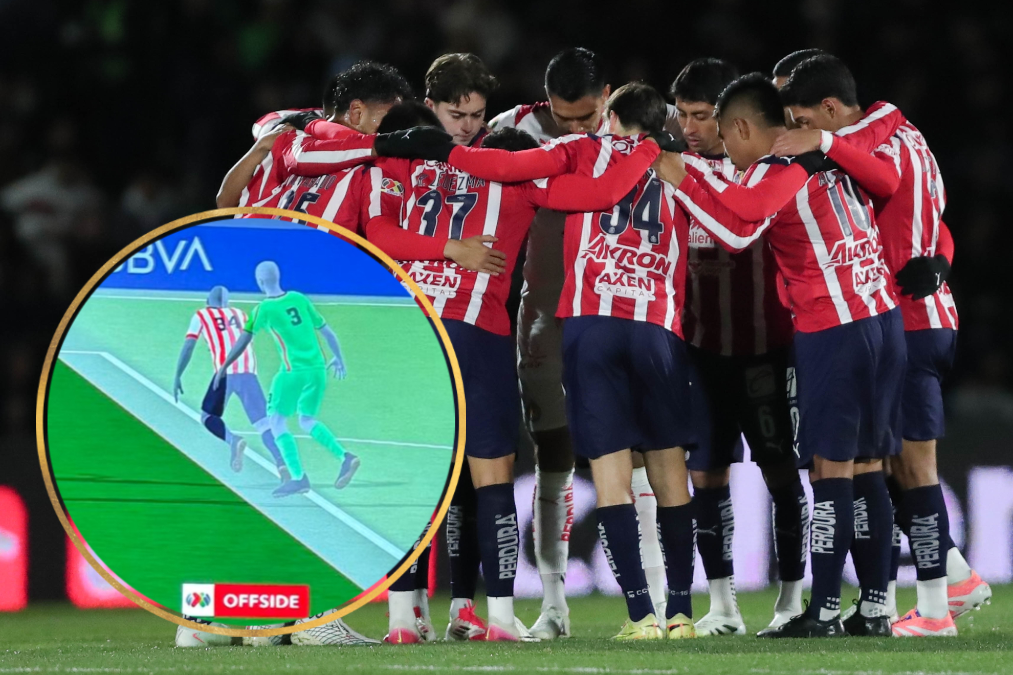 VAR semiautom�tico le quita penal a Chivas y a la Hormiga Gonz�lez contra Ju�rez FC