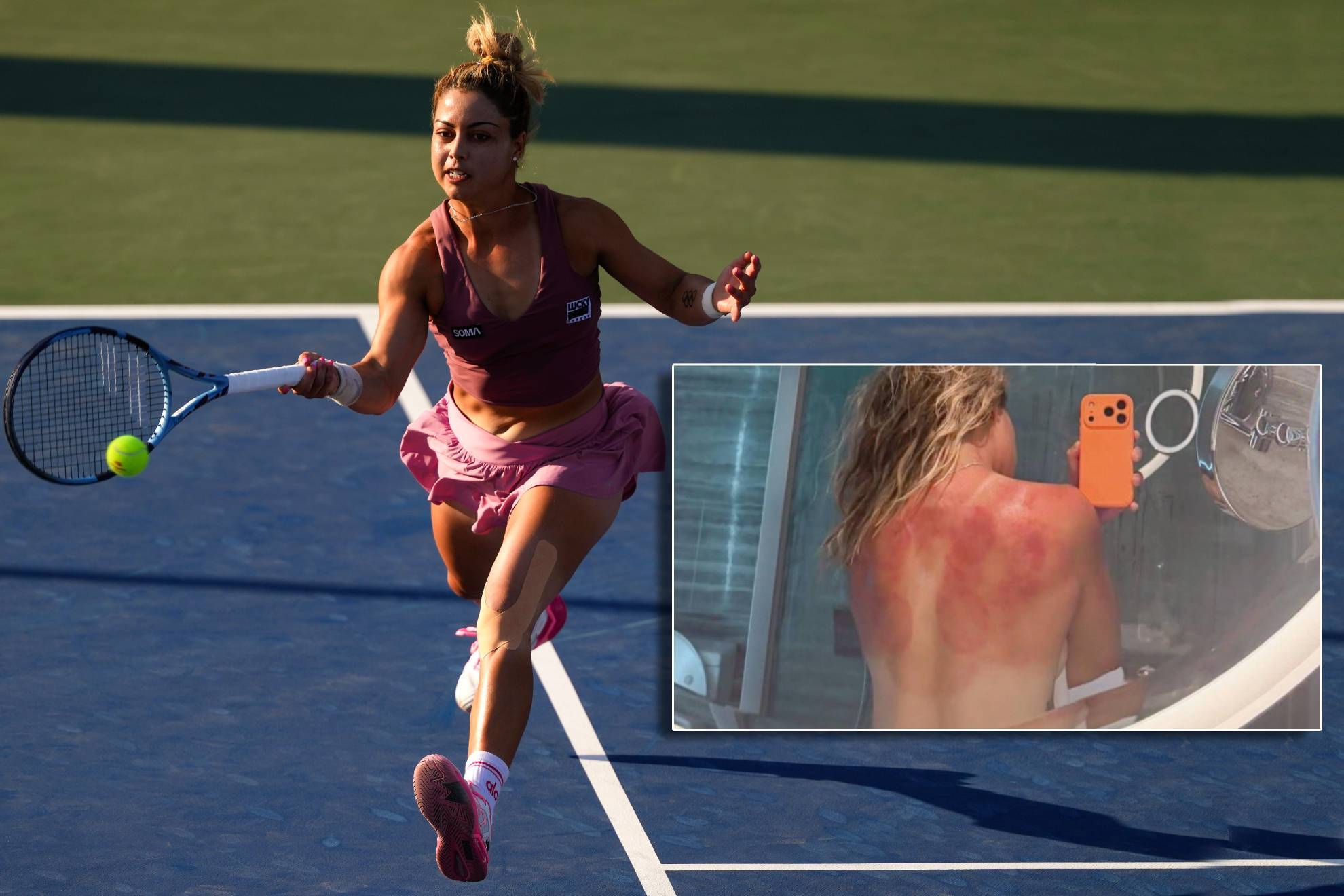 La tenista mexicana expres� su preocupaci�n por el sol en Australia