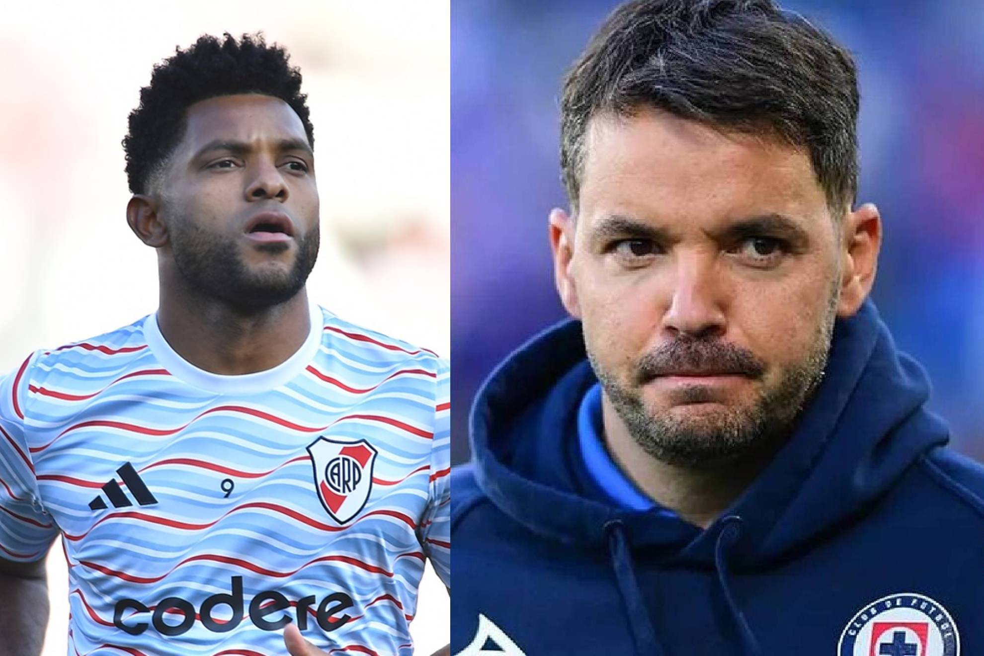 Nicol�s Larcam�n explica situaci�n de Miguel Borja en Cruz Azul