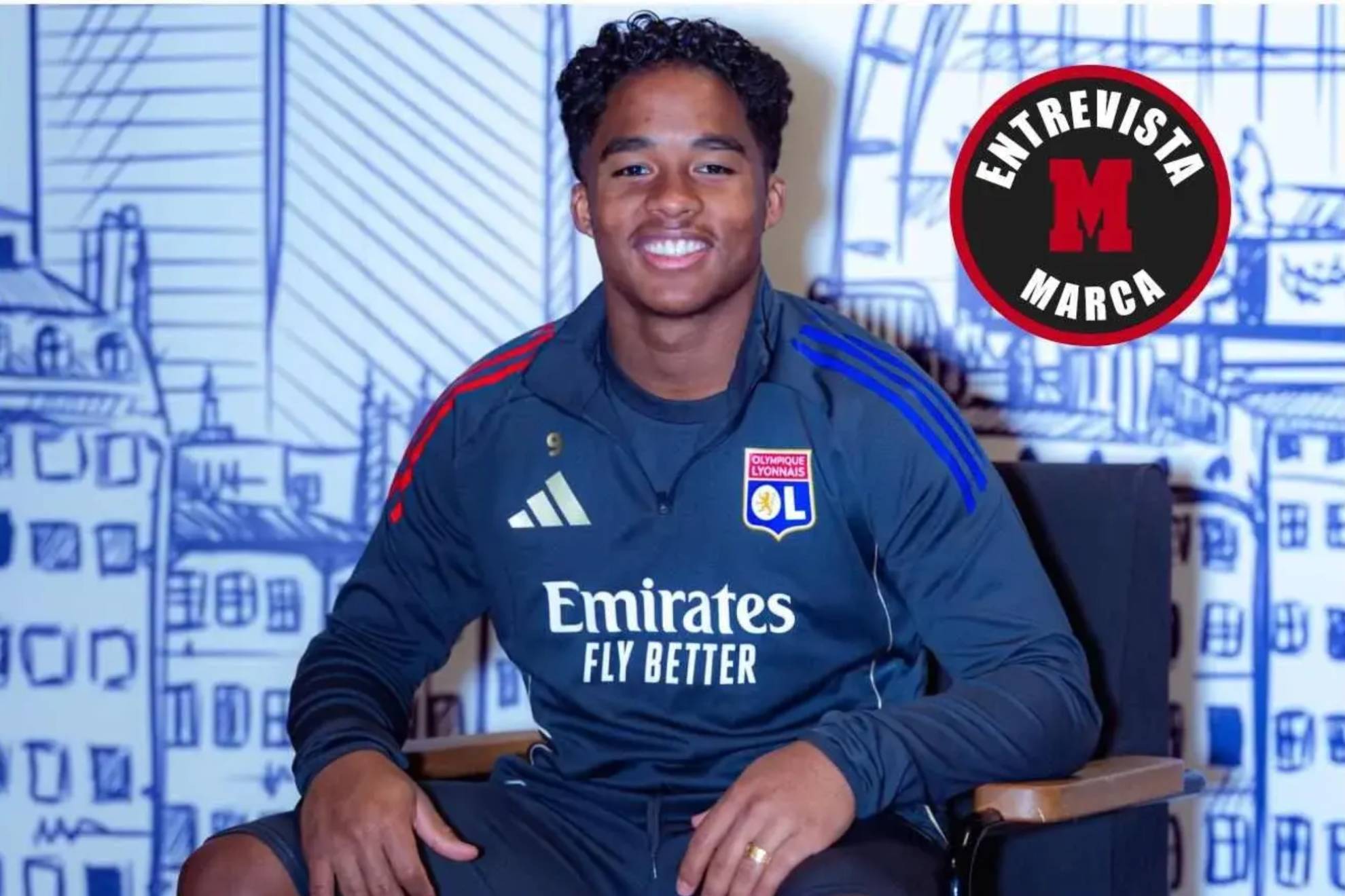 El brasile�o habl� con MARCA sobre su momento en Lyon