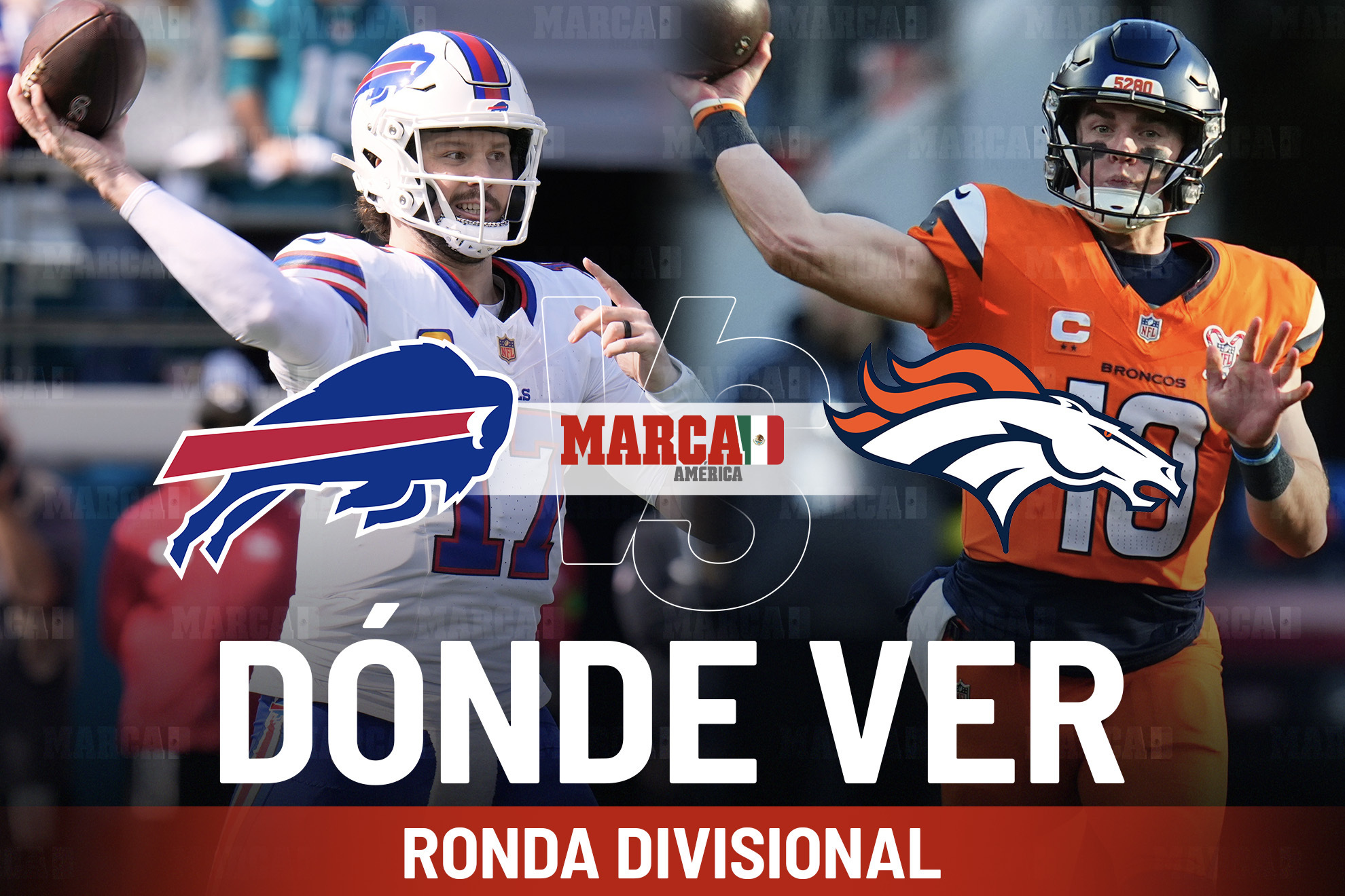 Bills vs Broncos: D�nde ver el juego de la Ronda Divisional 2026 en la NFL y a qu� hora empieza hoy