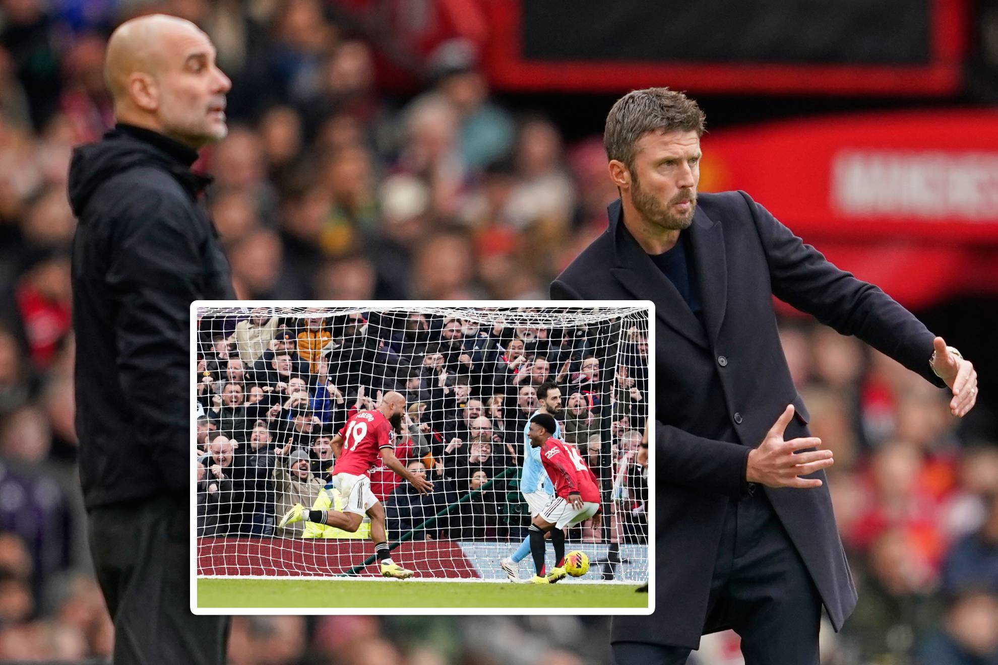 Michael Carrick vacun� a Pep Guardiola en su inicio como t�cnico de los Red Devils