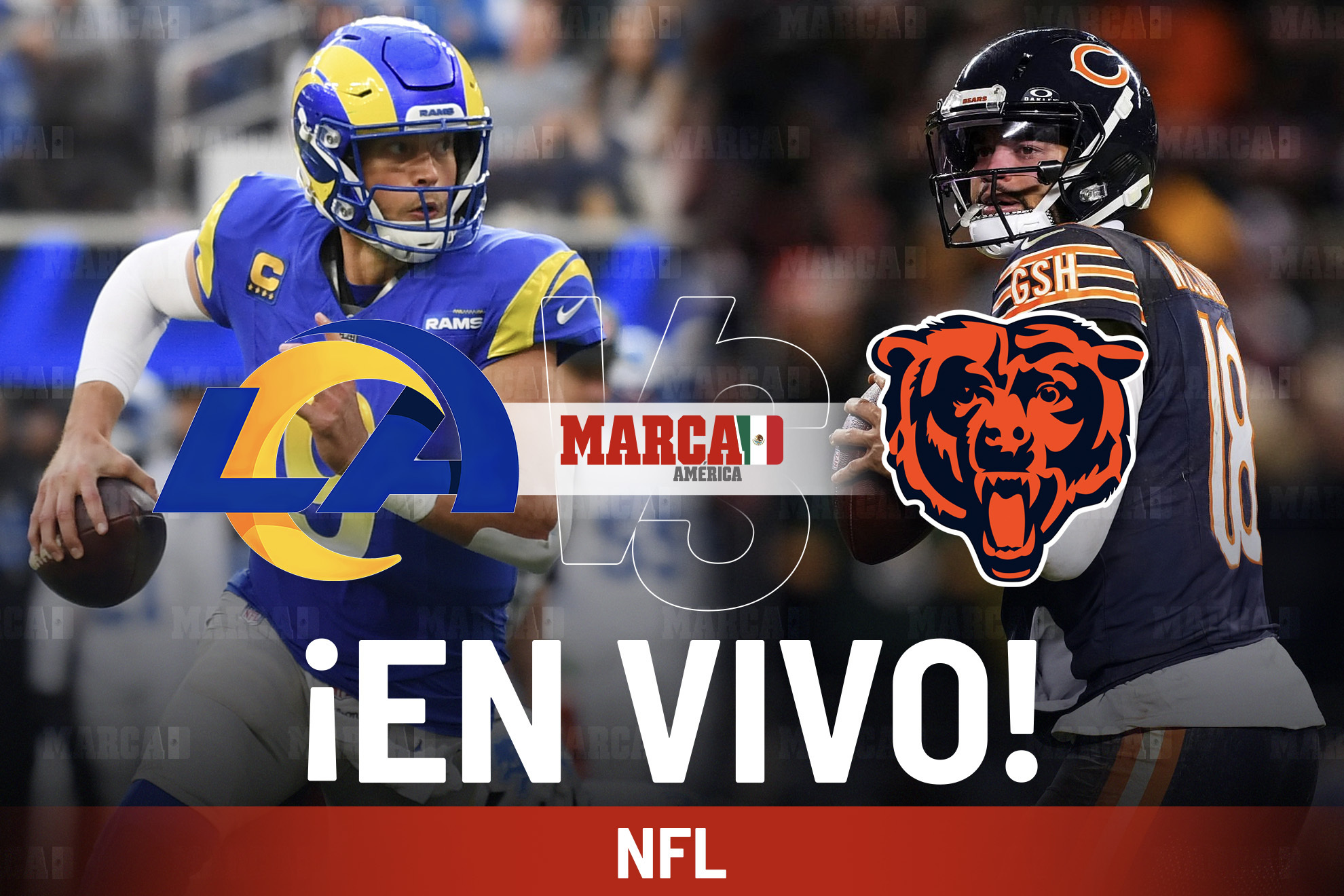 �C�mo qued� Bears vs Rams? Chicago a seguir viendo playoffs por TV