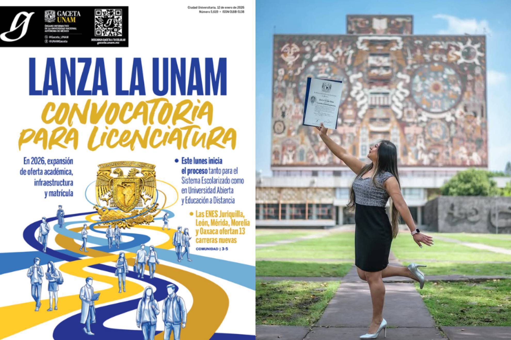 Aspirantes en l�nea de Examen UNAM 2026.