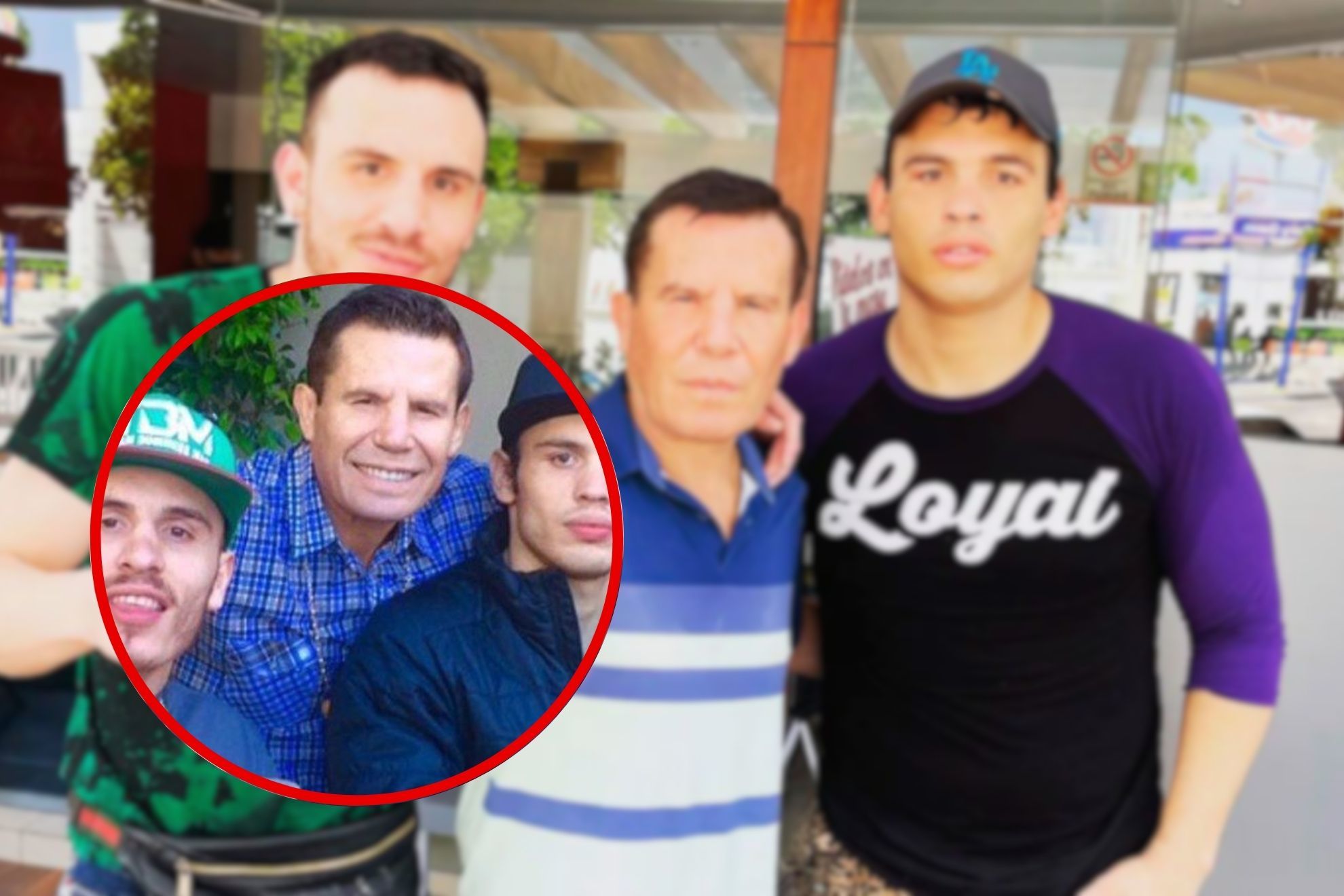 El tiempo ya se les pas�: Julio C�sar admite el final de sus hijos en el boxeo