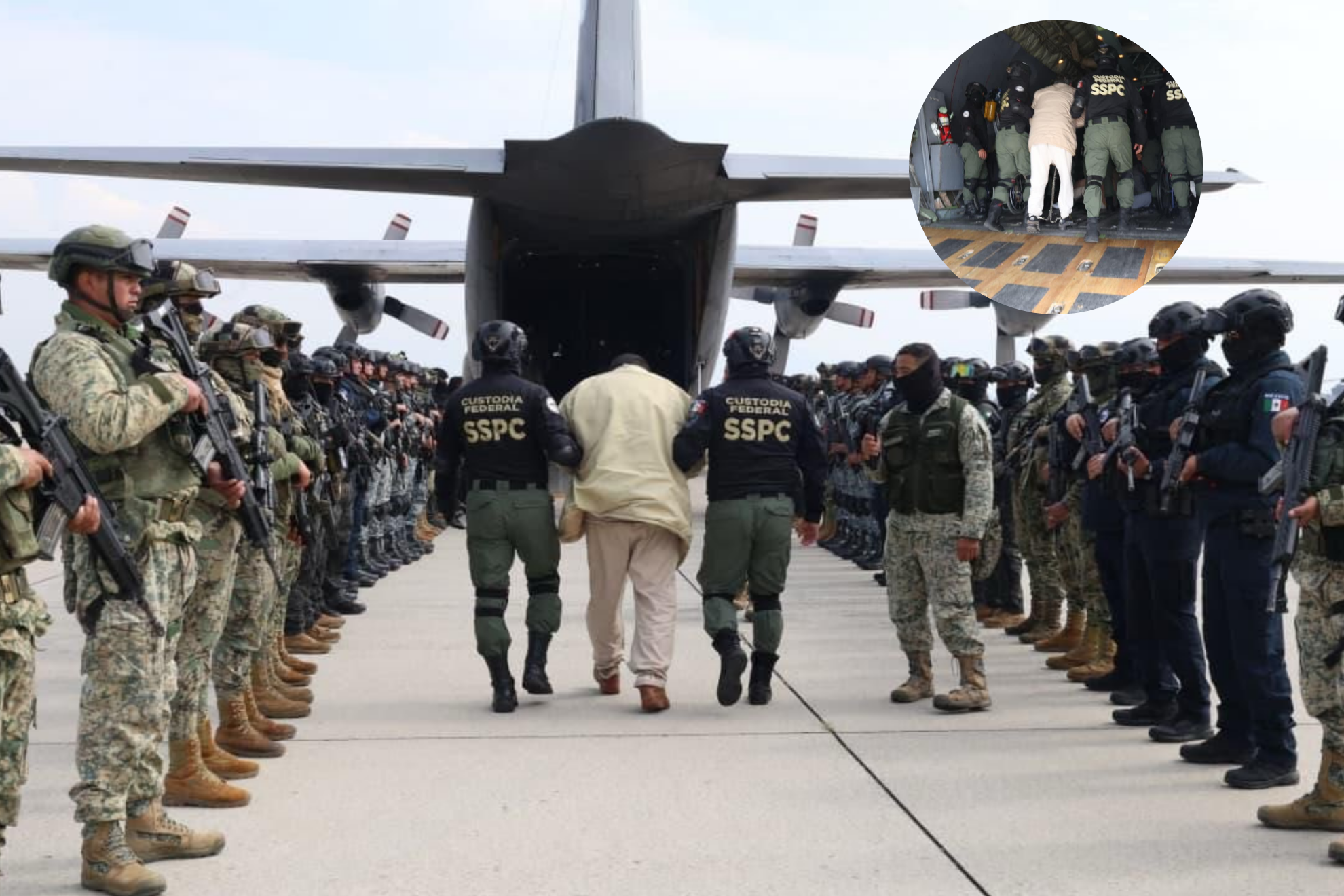 M�xico hace entrega masiva de presos del Altiplano a Estados Unidos: �Qui�nes son los reos?